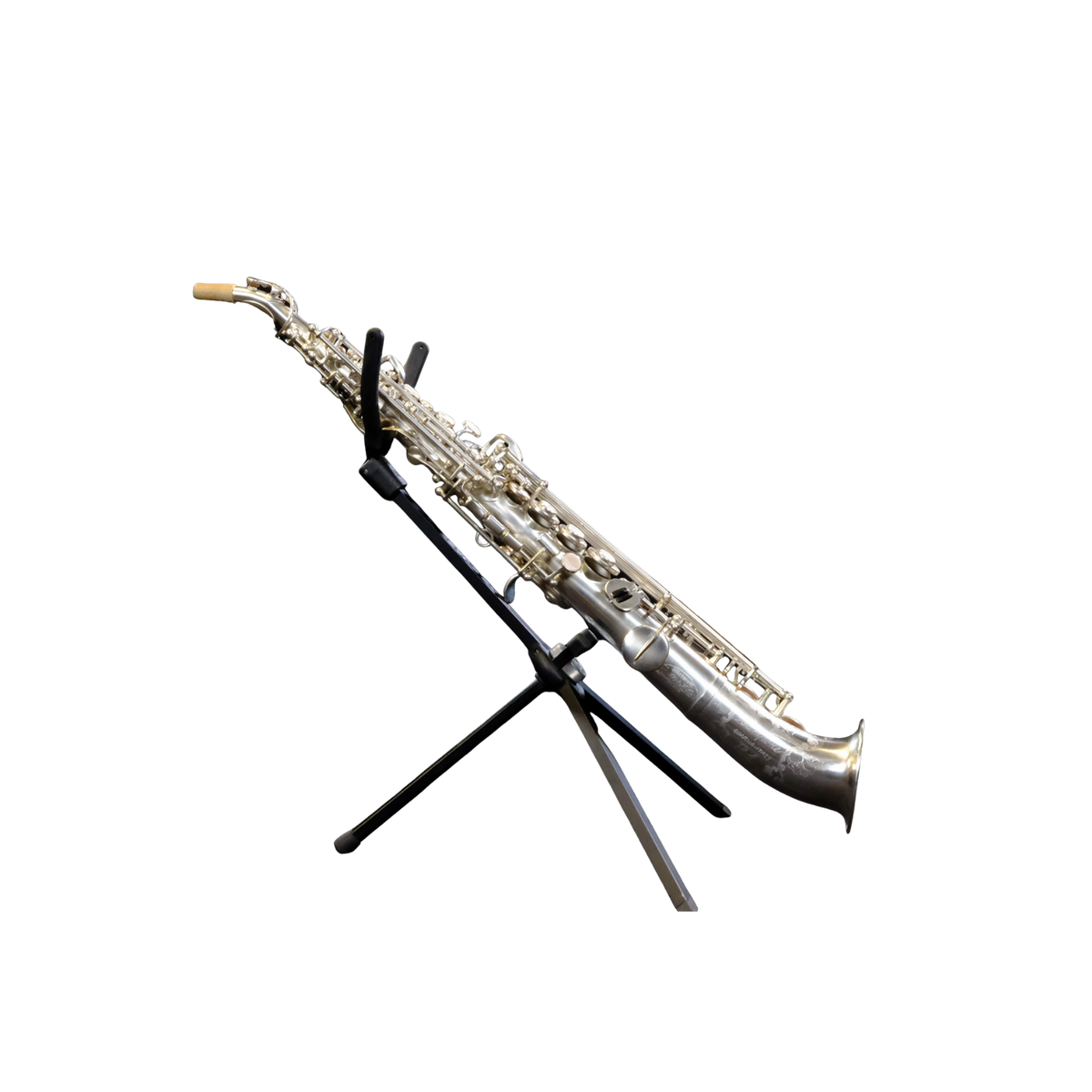Rampone & Cazzani R1 Jazz Half-Curved Soprano Saxophone - Silver - 200