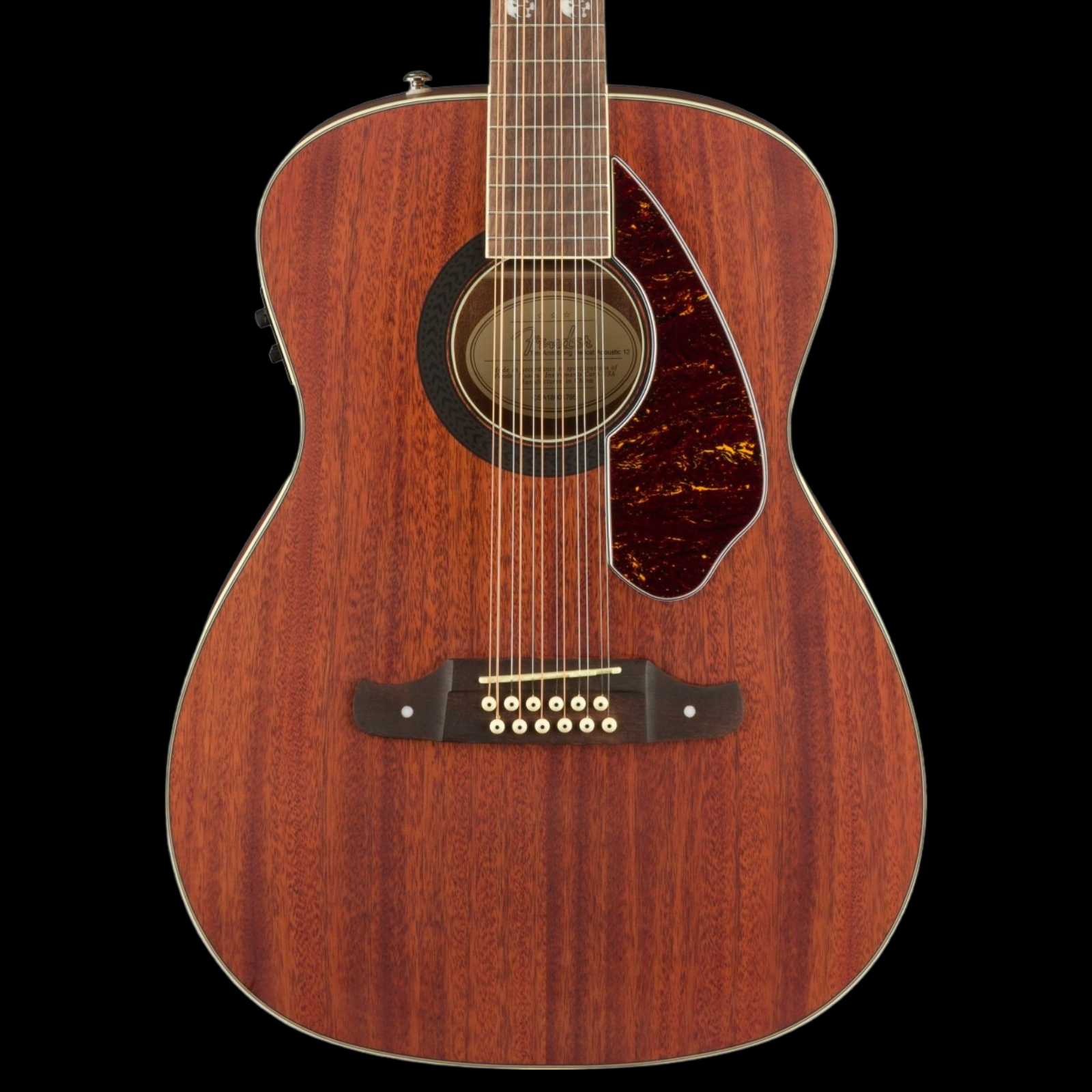 Fender Tim Armstrong Hellcat 12-string Acoustic-Electric Guitar - Natu