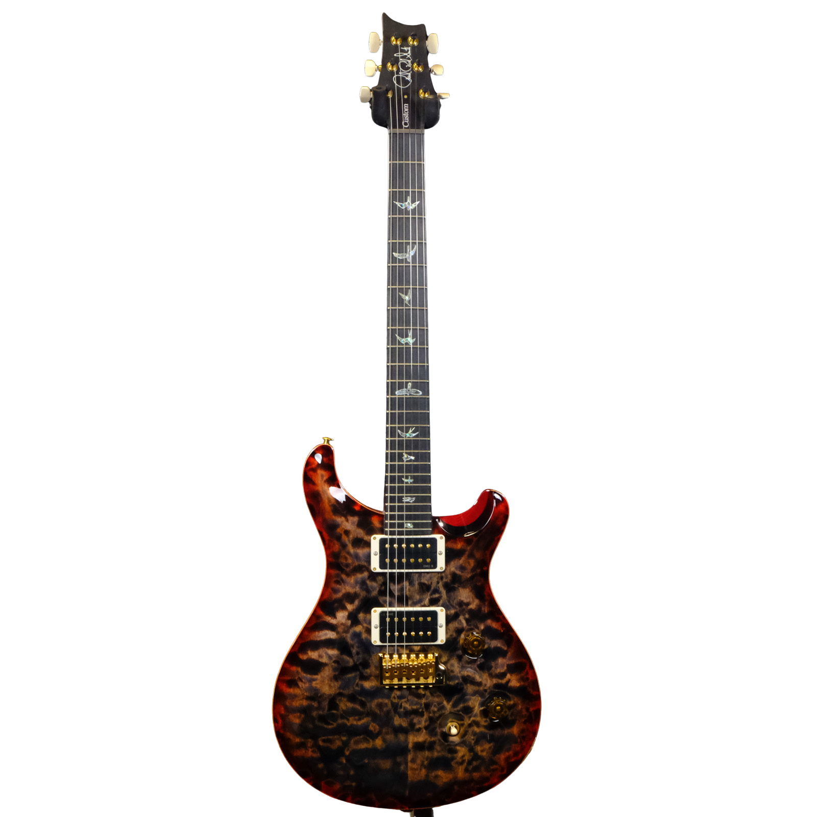 PRS Wood Library Custom 24 10-Top Quilt - Burnt Maple Leaf