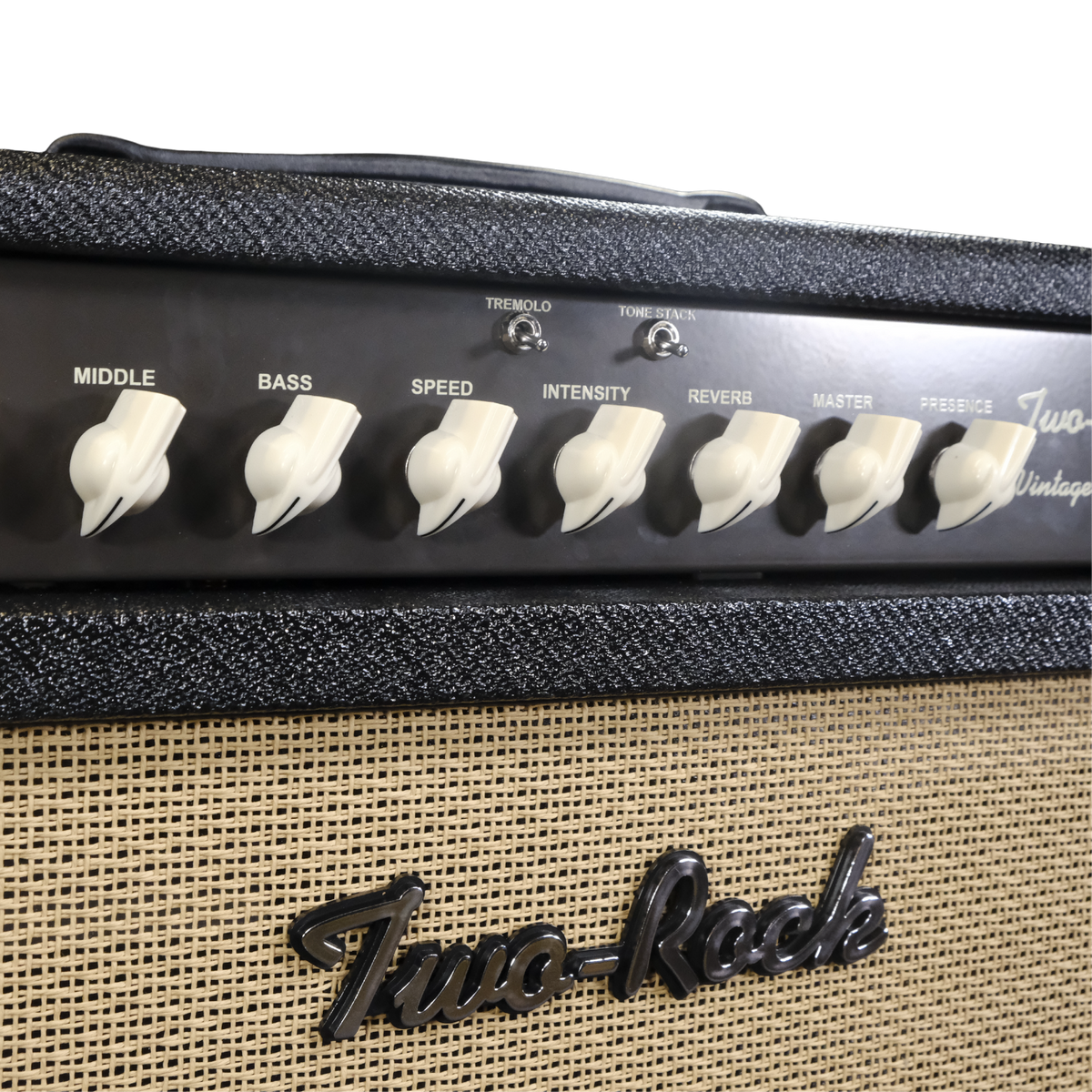 Two-Rock Vintage Deluxe 35-Watt Tube Guitar Amp Head - Black Lacquered Tweed