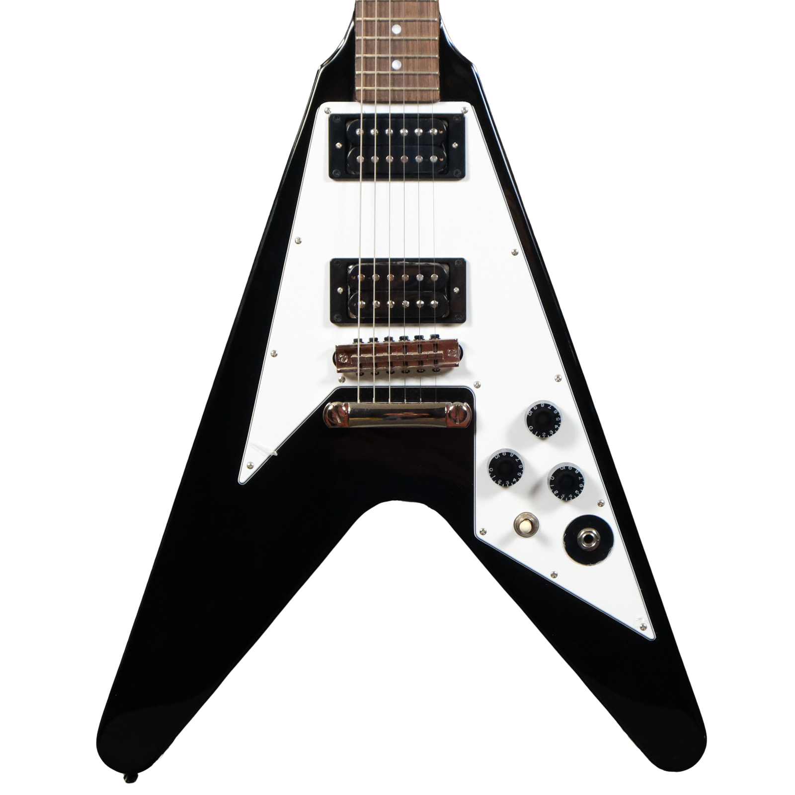Used Epiphone Kirk Hammett 1979 Flying V - Ebony