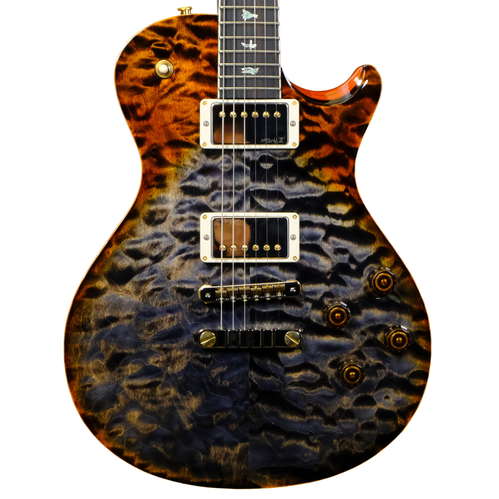 PRS Wood Library McCarty 594 Singlecut Quilted Maple - Burnt Maple Leaf