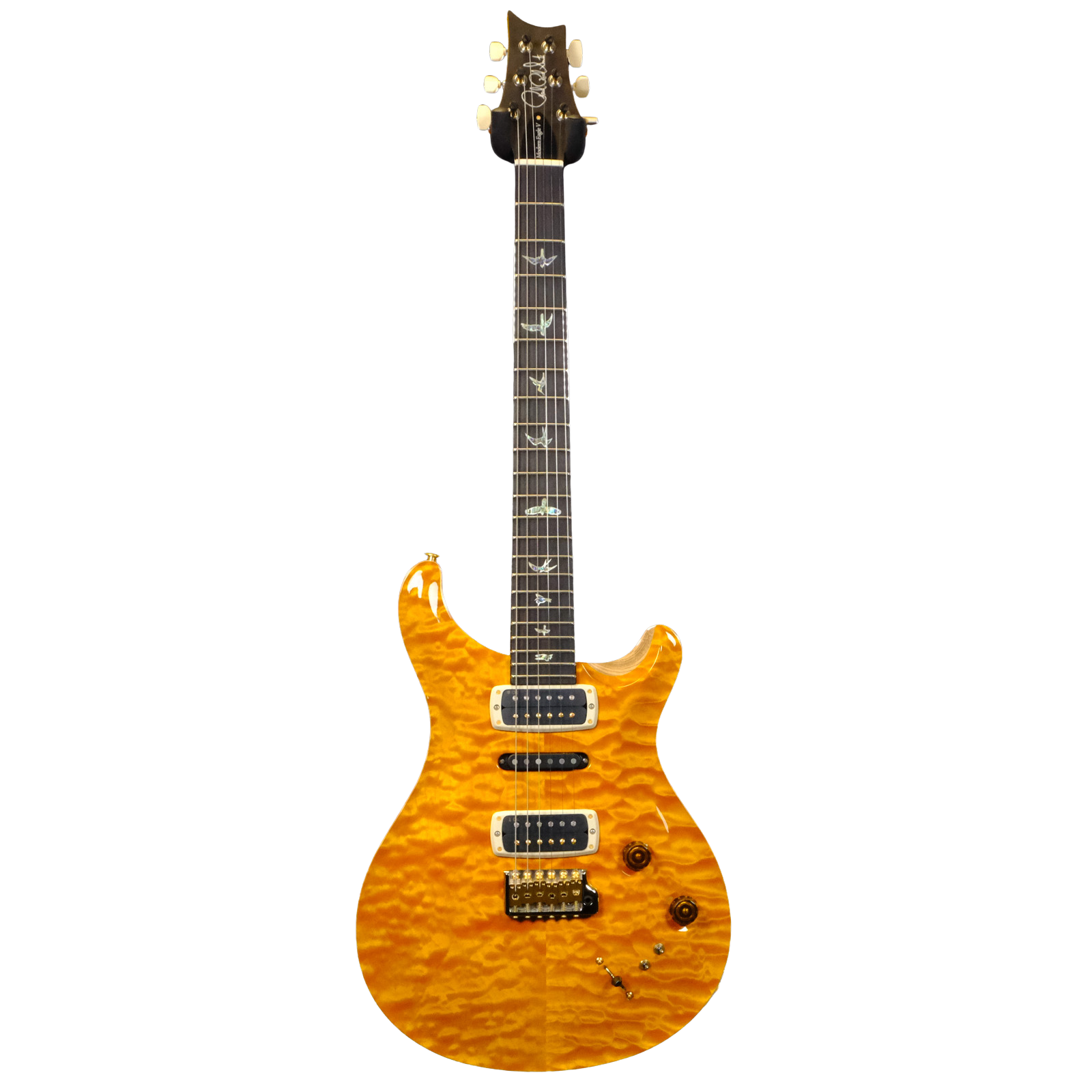 PRS Wood Library Modern Eagle V Quilted Maple - Santana Yellow