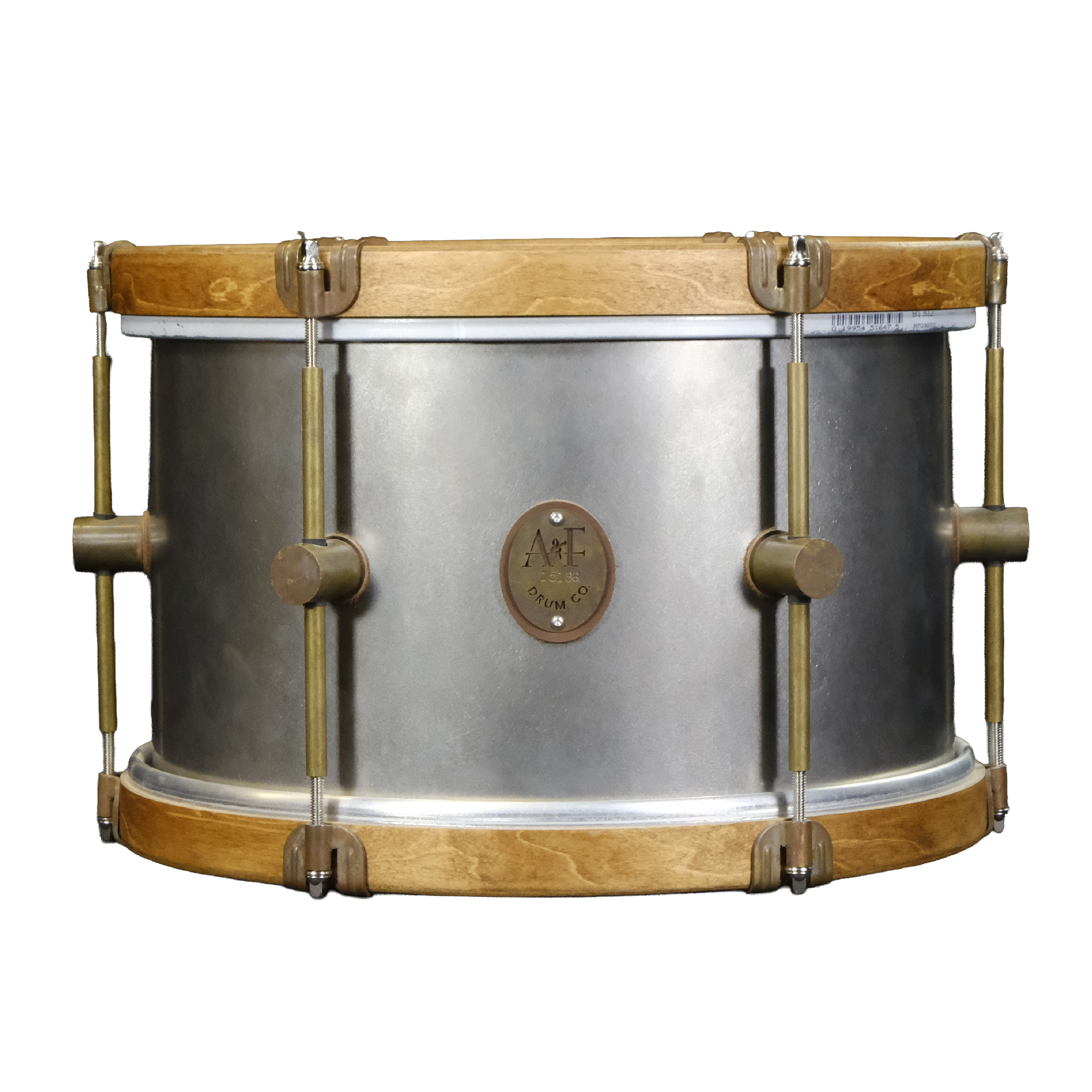 A&F Drum Co. Raw Steel 3-Piece Shell Pack - Raw Steel
