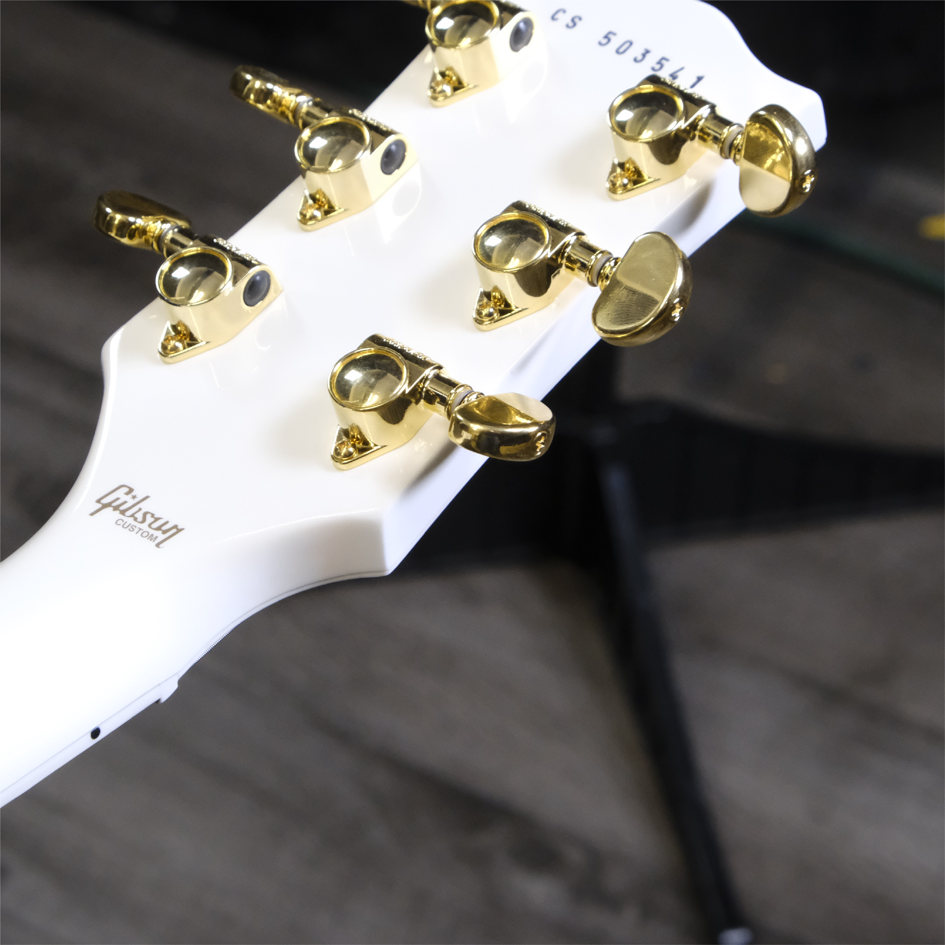 B-Stock Gibson Custom Les Paul Custom - Gloss Alpine White