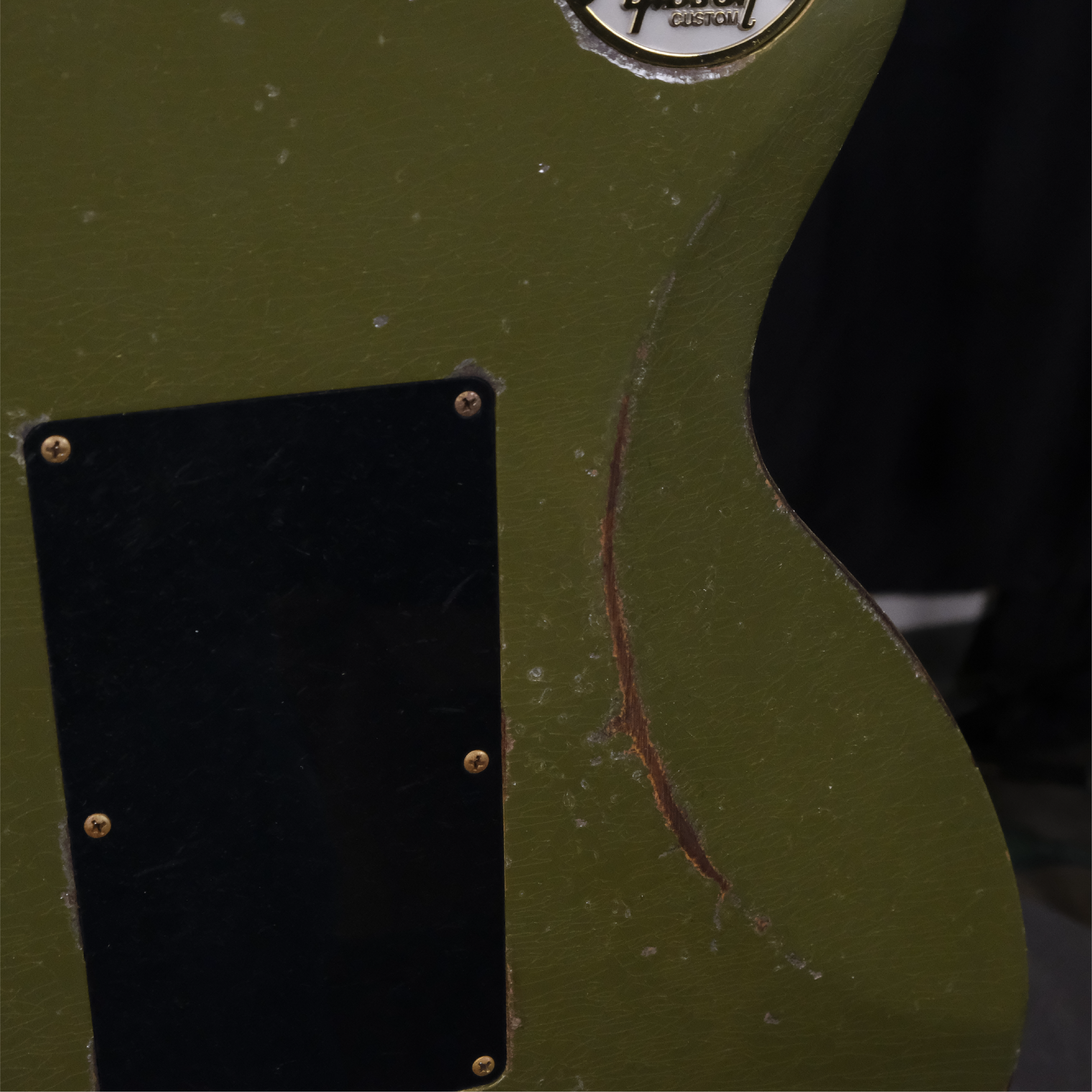 Gibson Custom Les Paul Axcess Custom Floyd Rose - Murphy Lab Heavy Aged Olive Drab