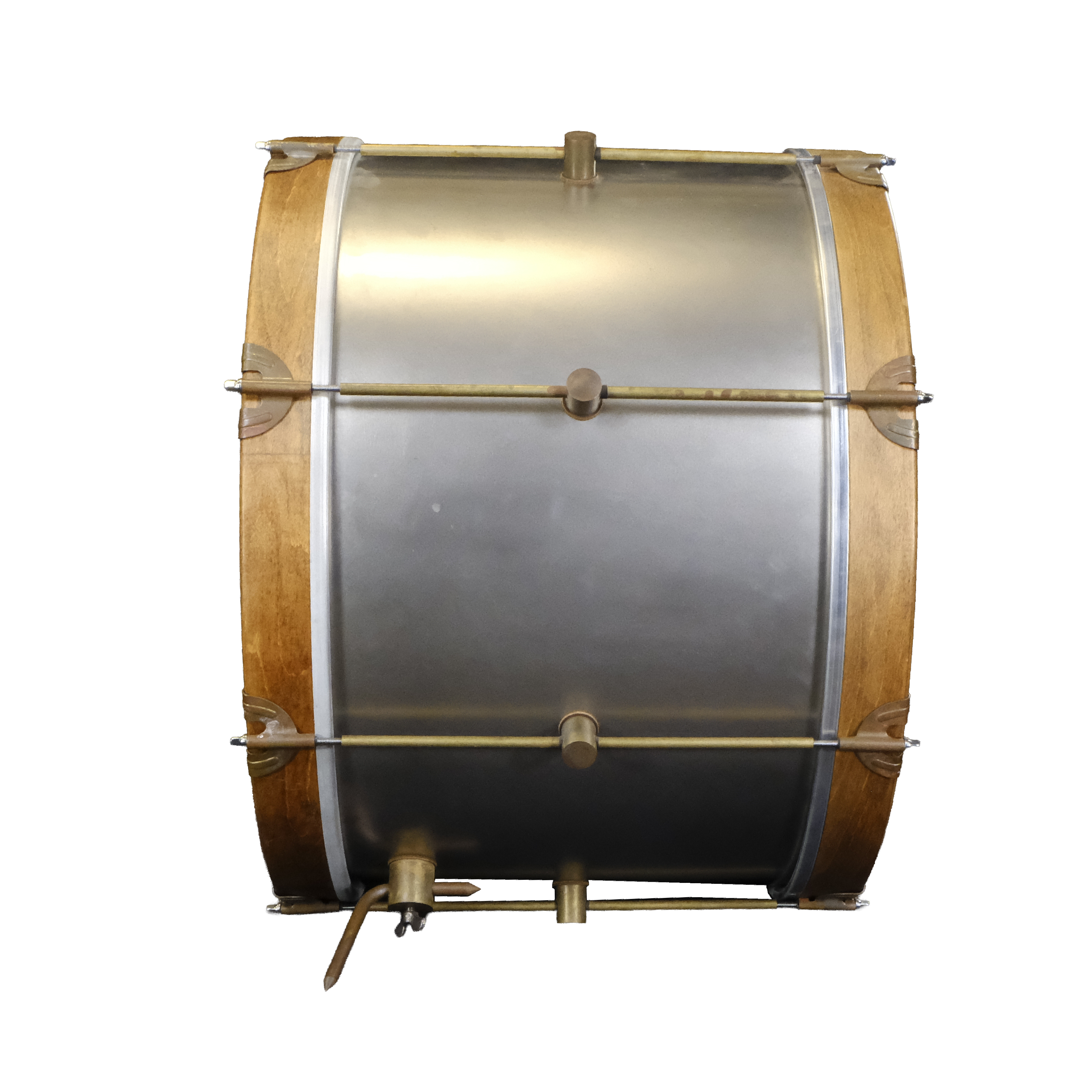 A&F Drum Co. Raw Steel 3-Piece Shell Pack - Raw Steel