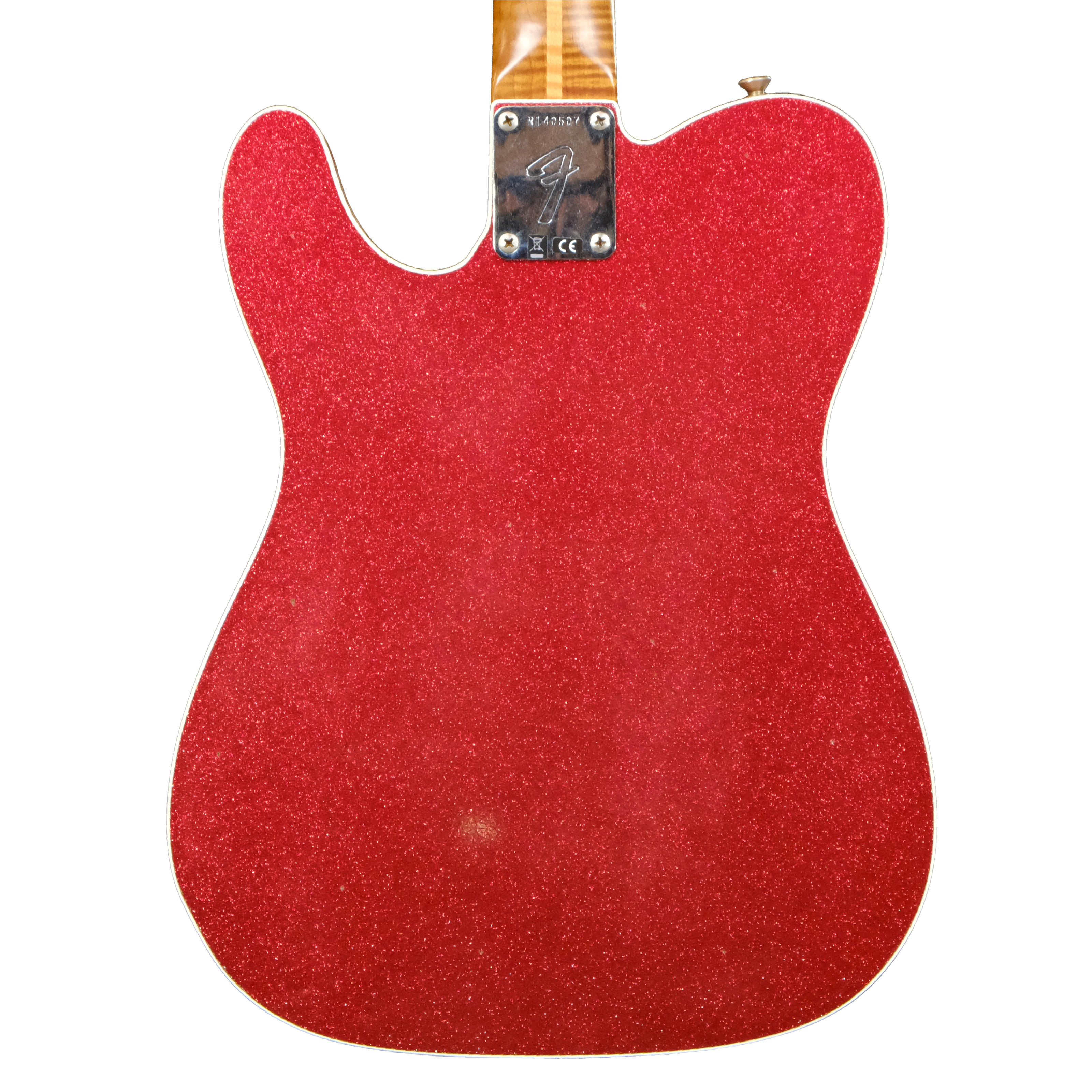 Fender Custom Shop 50's Telecaster Thinline Journeyman Relic - Red Sparkle