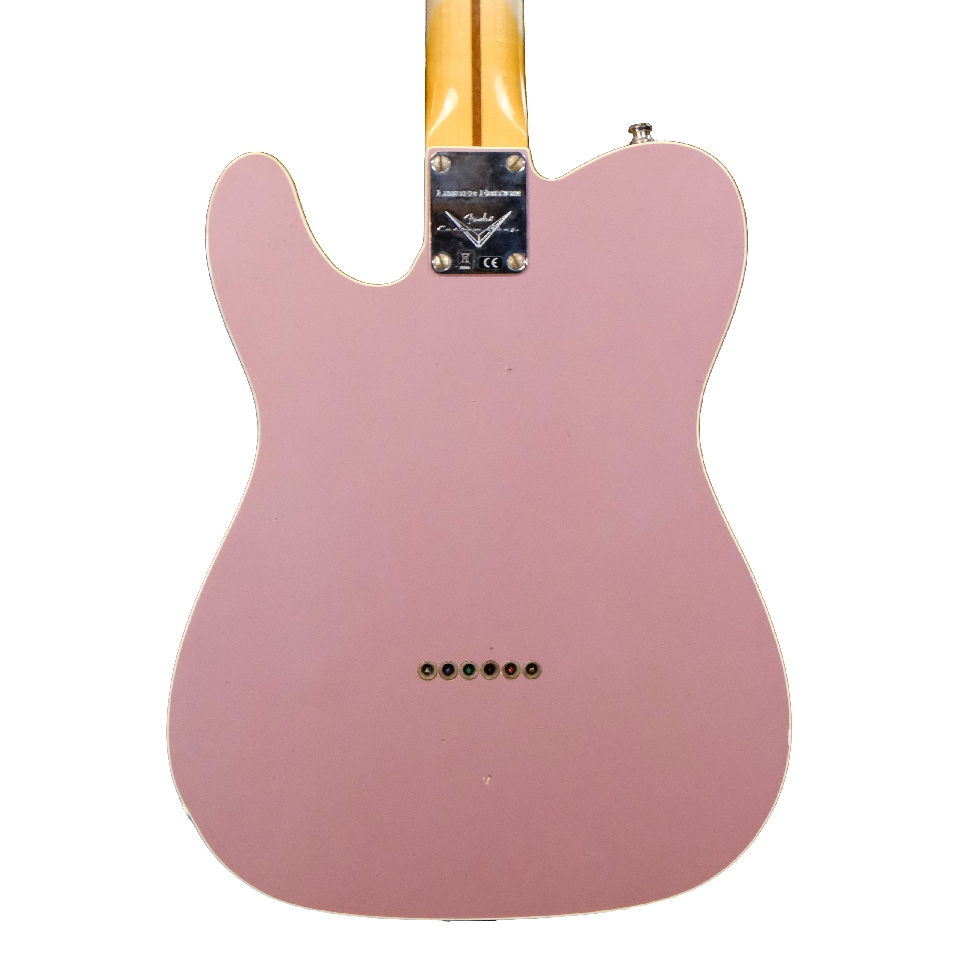 Used Fender Custom Shop 2023 Event Limited Edition Reverse '50s Telecaster Custom Journeyman Relic - Faded Aged Burgundy Mist Metallic