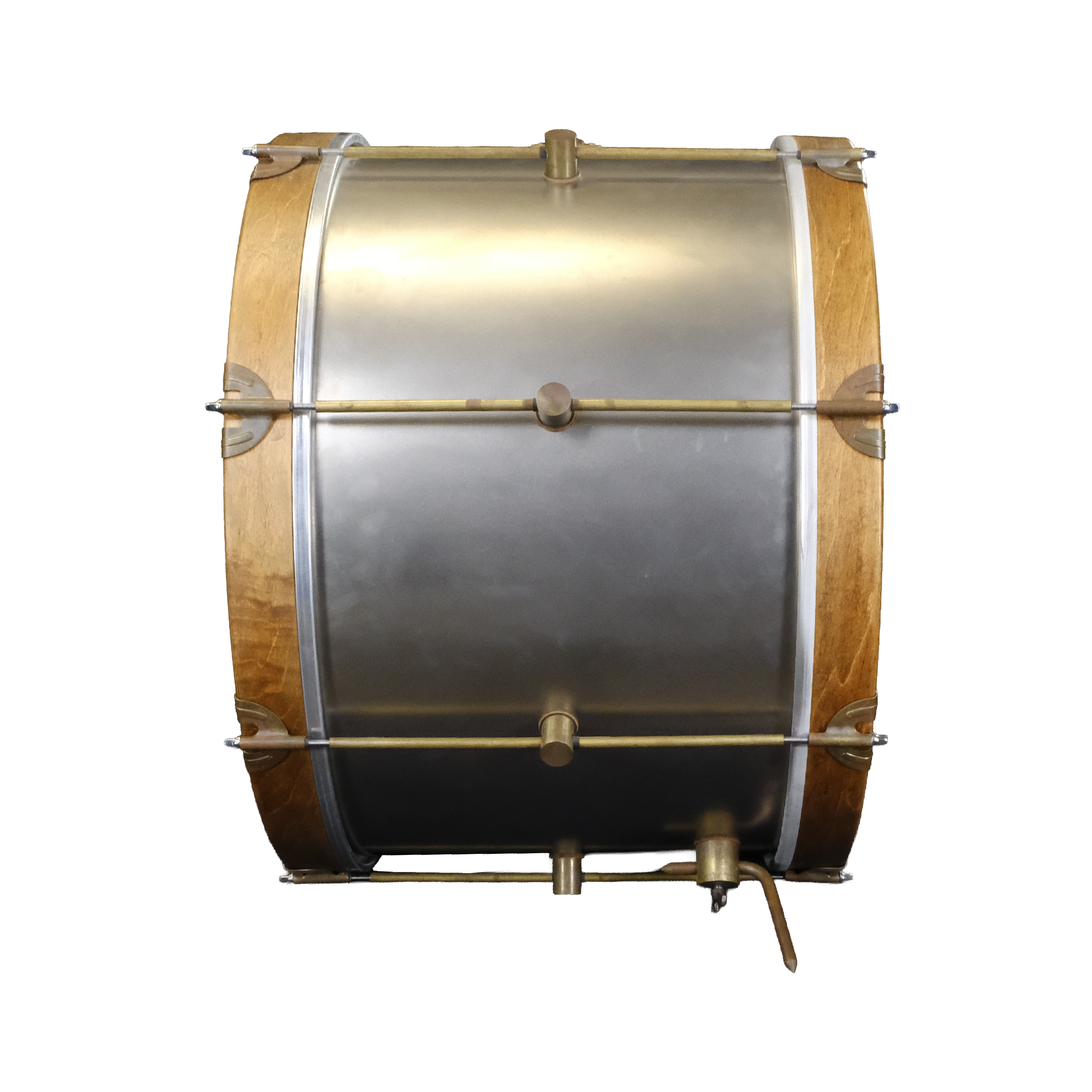 A&F Drum Co. Raw Steel 3-Piece Shell Pack - Raw Steel