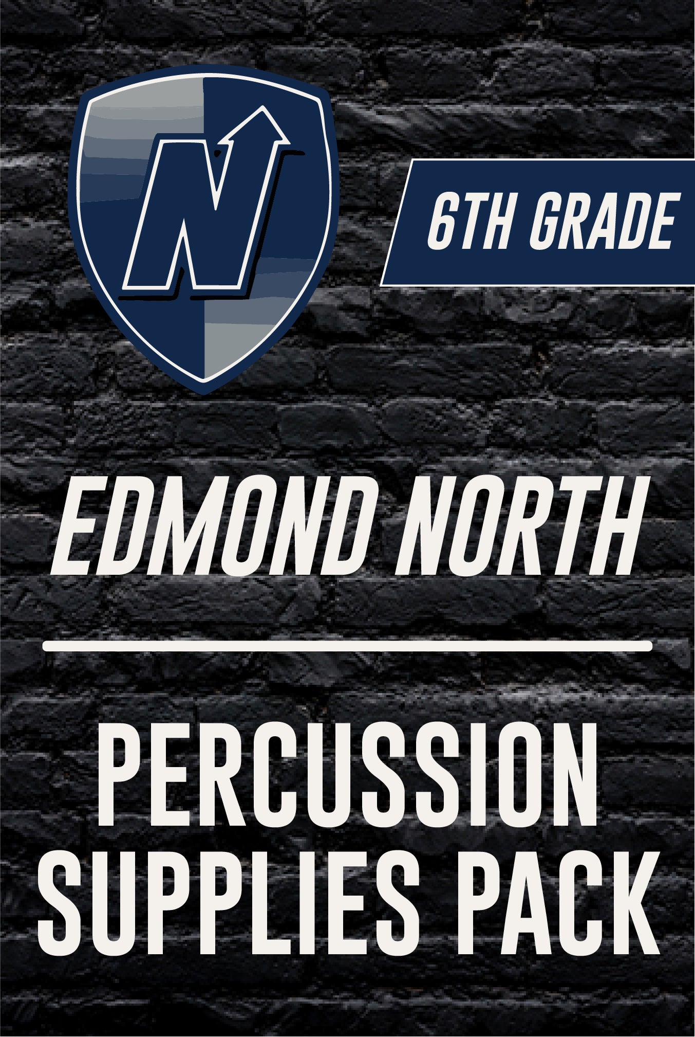 Edmond North Sixth Grade Percussion Supplies Pack