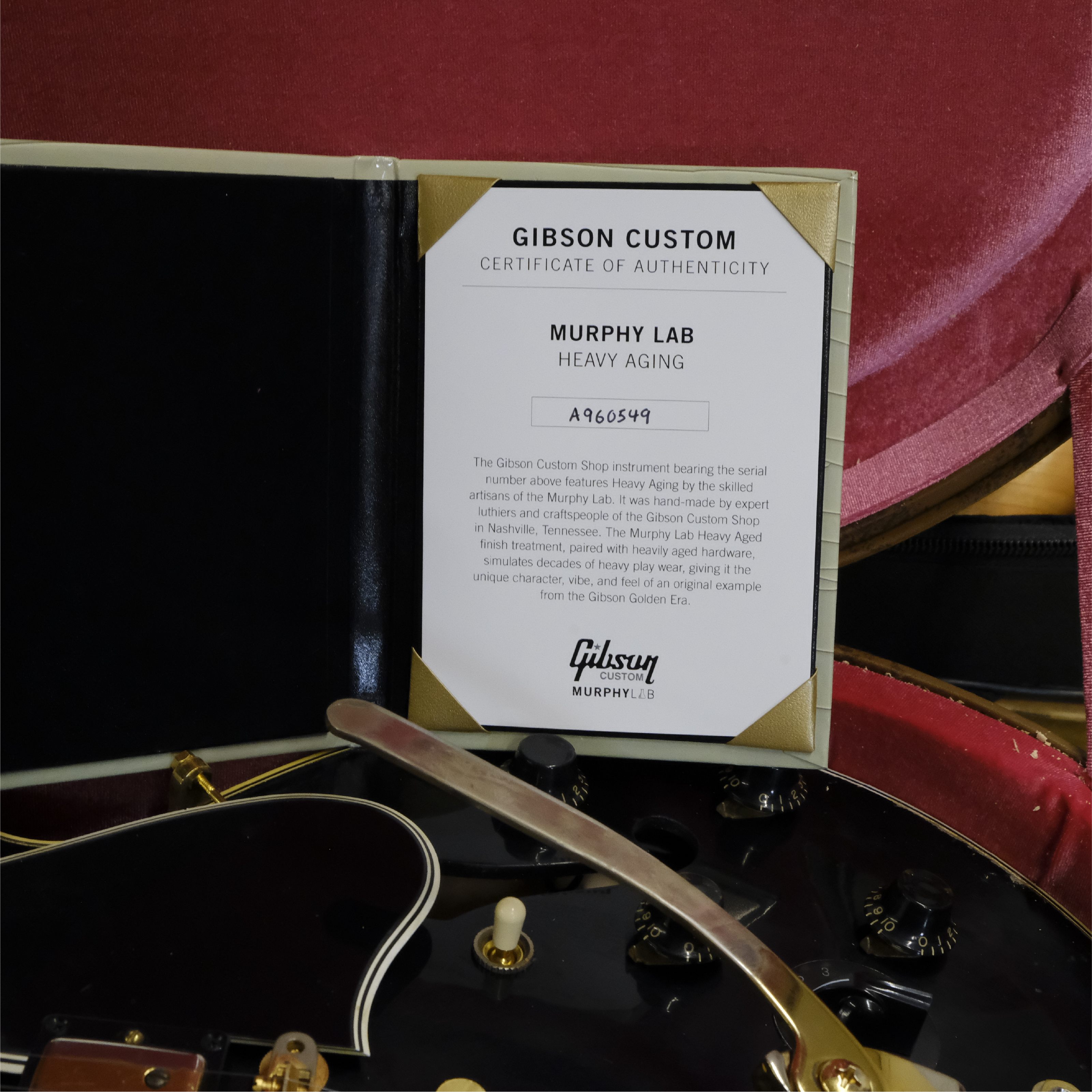 Gibson Custom Shop Limited Edition 1959 ES-345 Varitone - Heavy Aged Ebony