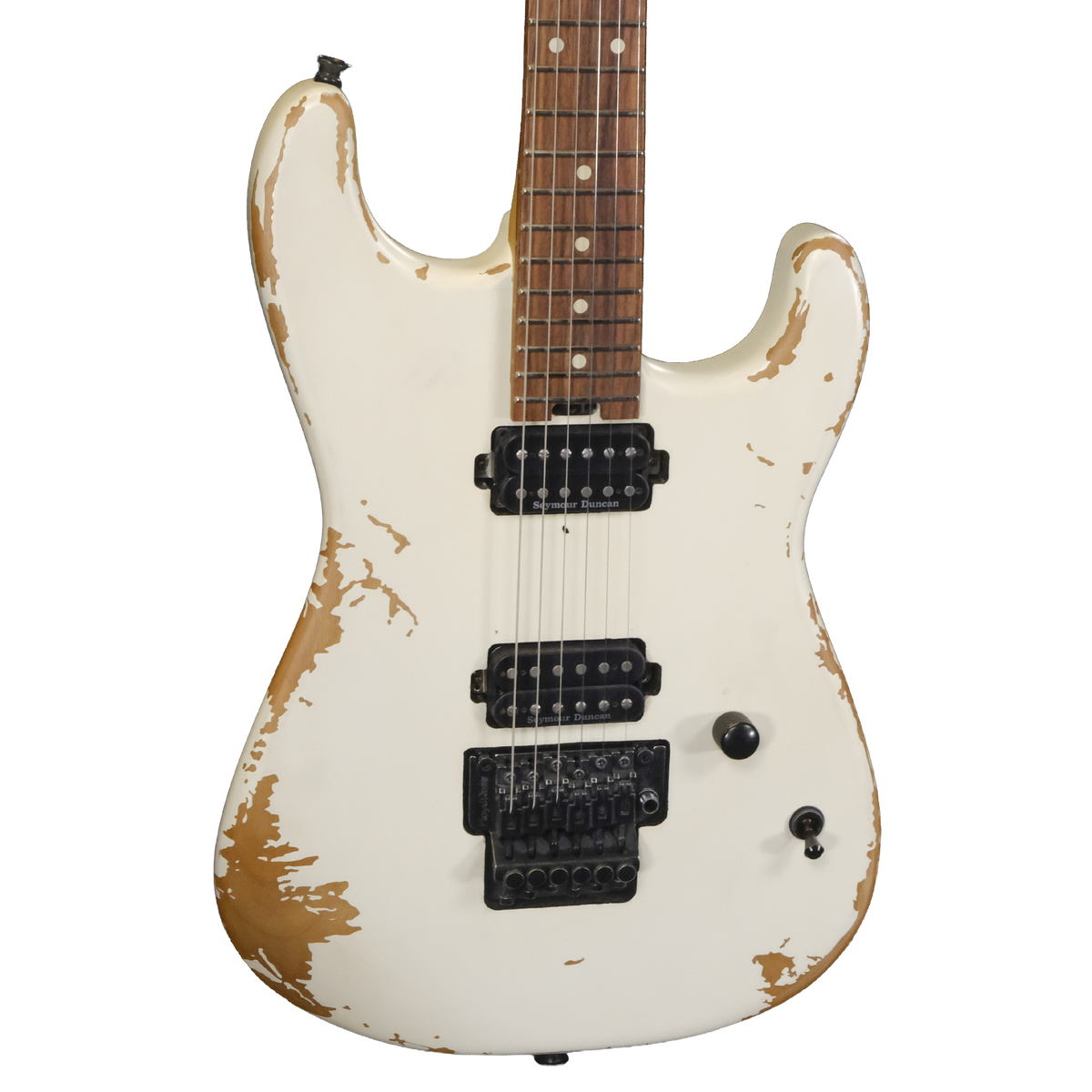 Charvel Pro-Mod Relic San Dimas Style 1 HH FR PF - Weathered White