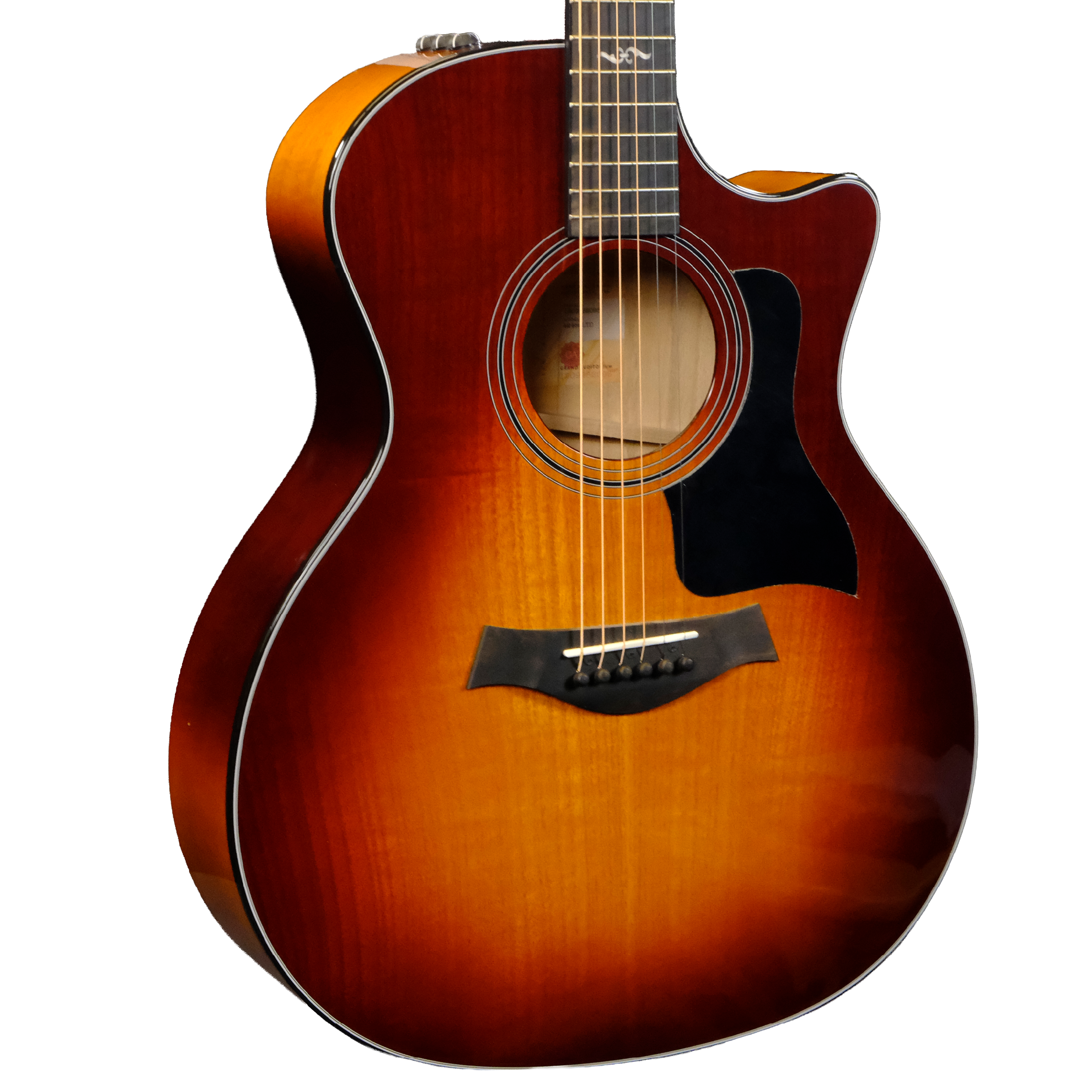 Used Taylor 424ce Deluxe Urban Ash Limited Acoustic-Electric Guitar - Western Sunburst