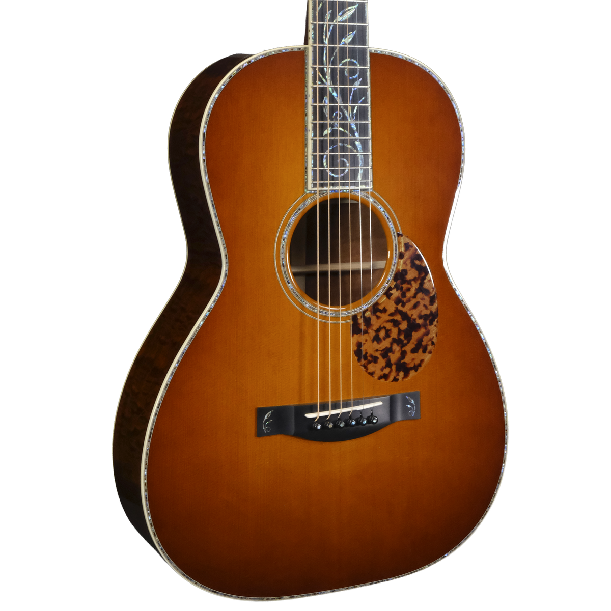 Santa Cruz 00 Custom 42 Style Orcas Island Cedar and Waterfall Bubinga - Firefly Finish