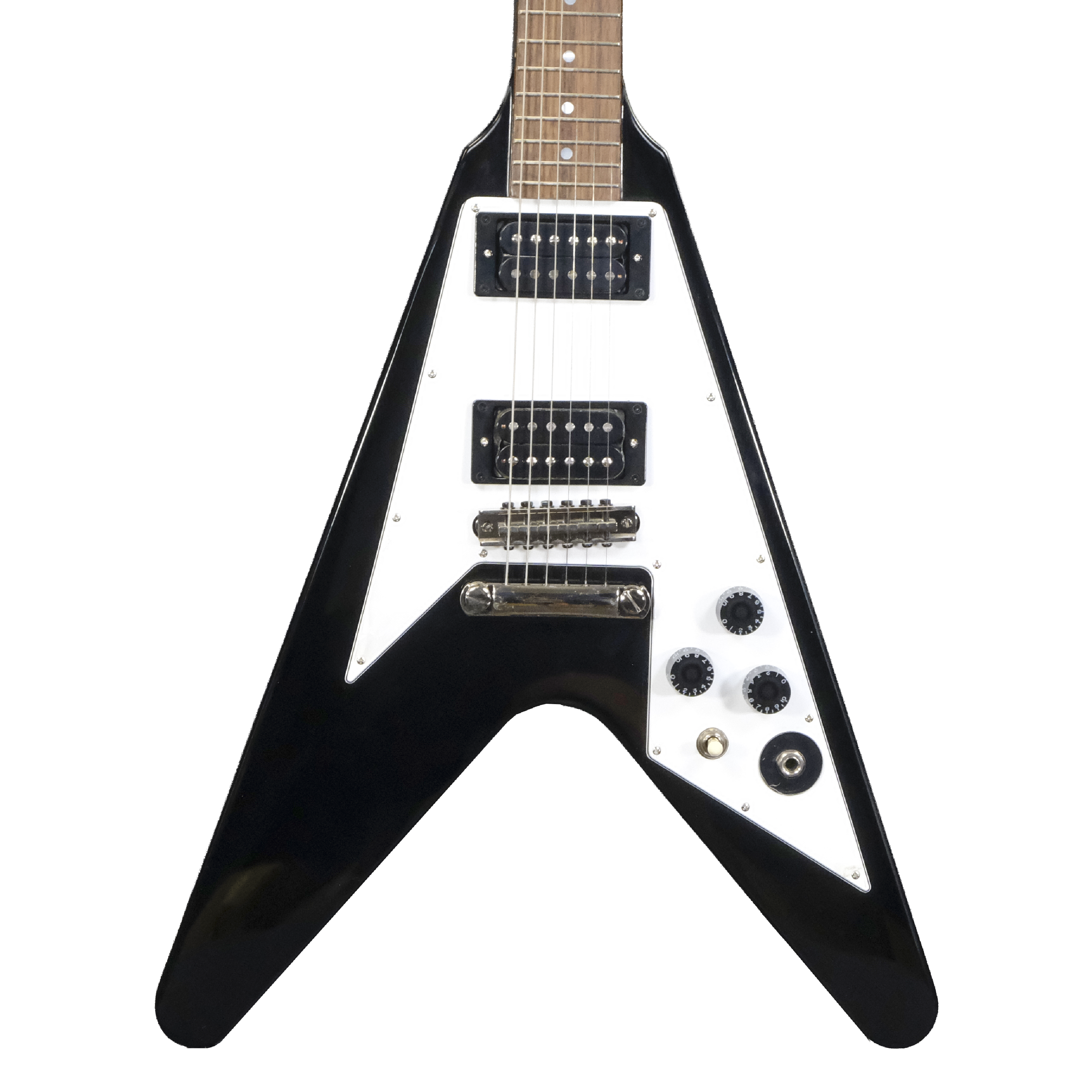 Used Epiphone Kirk Hammett 1979 Flying V - Ebony