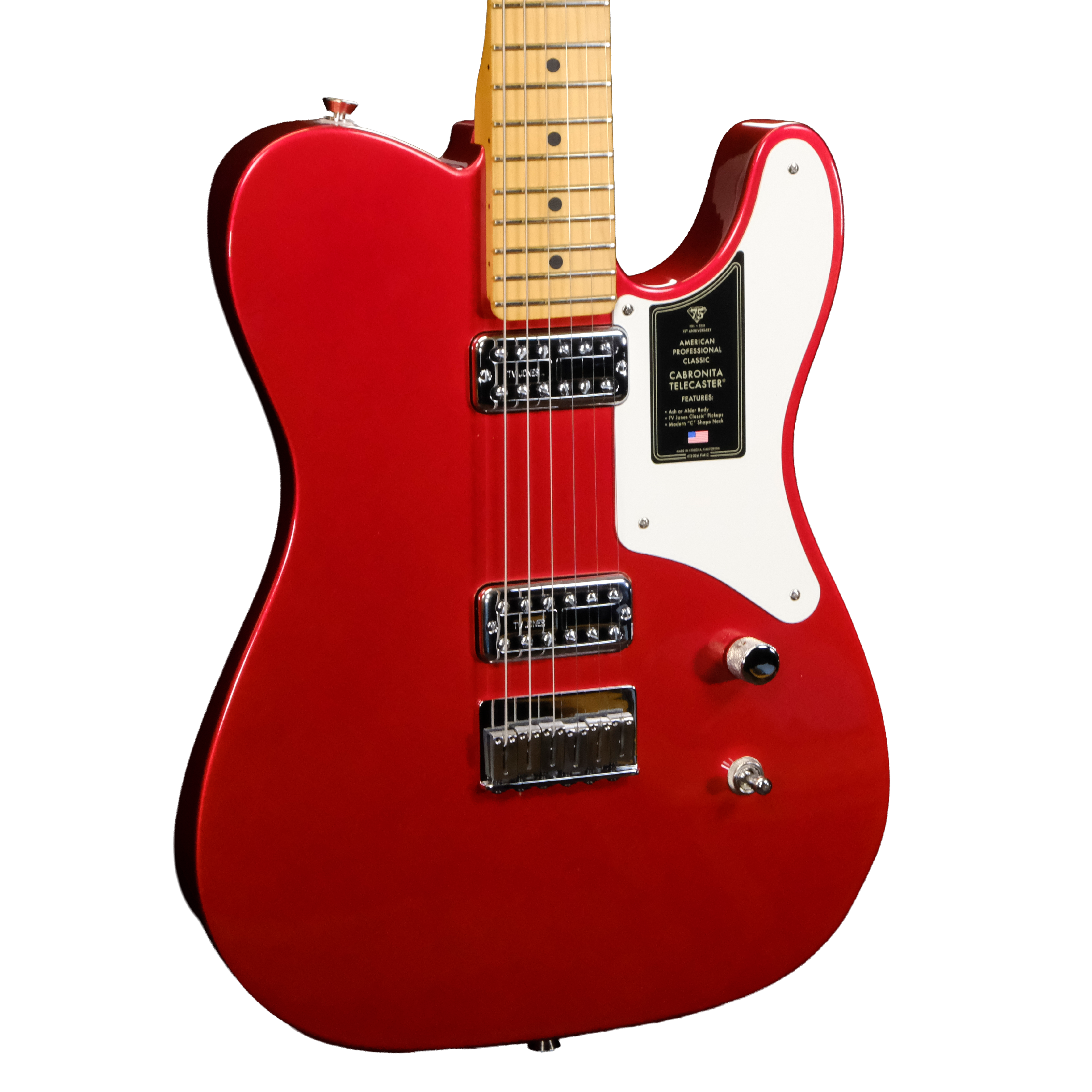 Fender 75th Anniversary American Professional Classic Cabronita Telecaster - Candy Apple Red