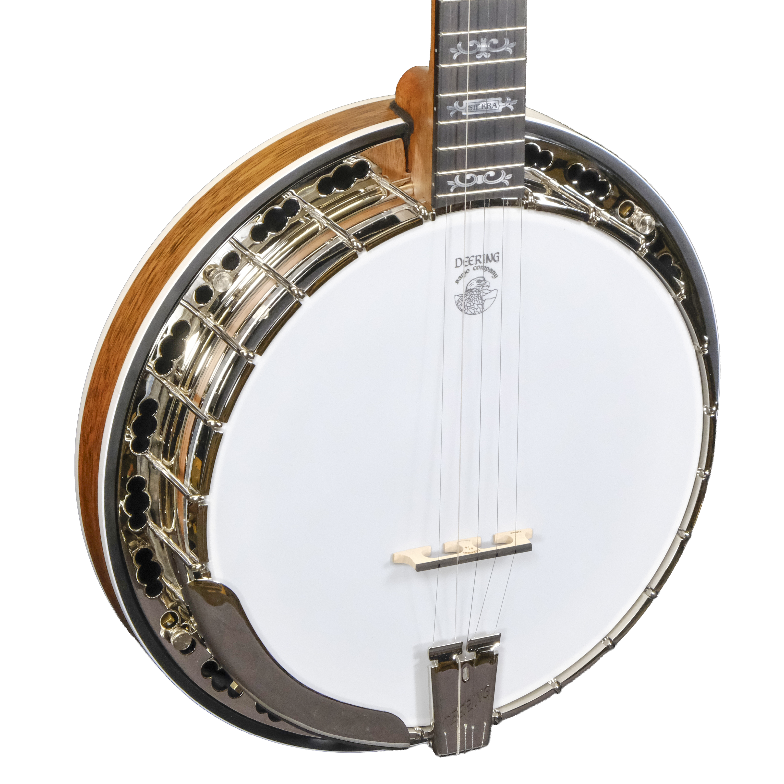 Deering Sierra 5-String Resonator Banjo - Brown Mahogany