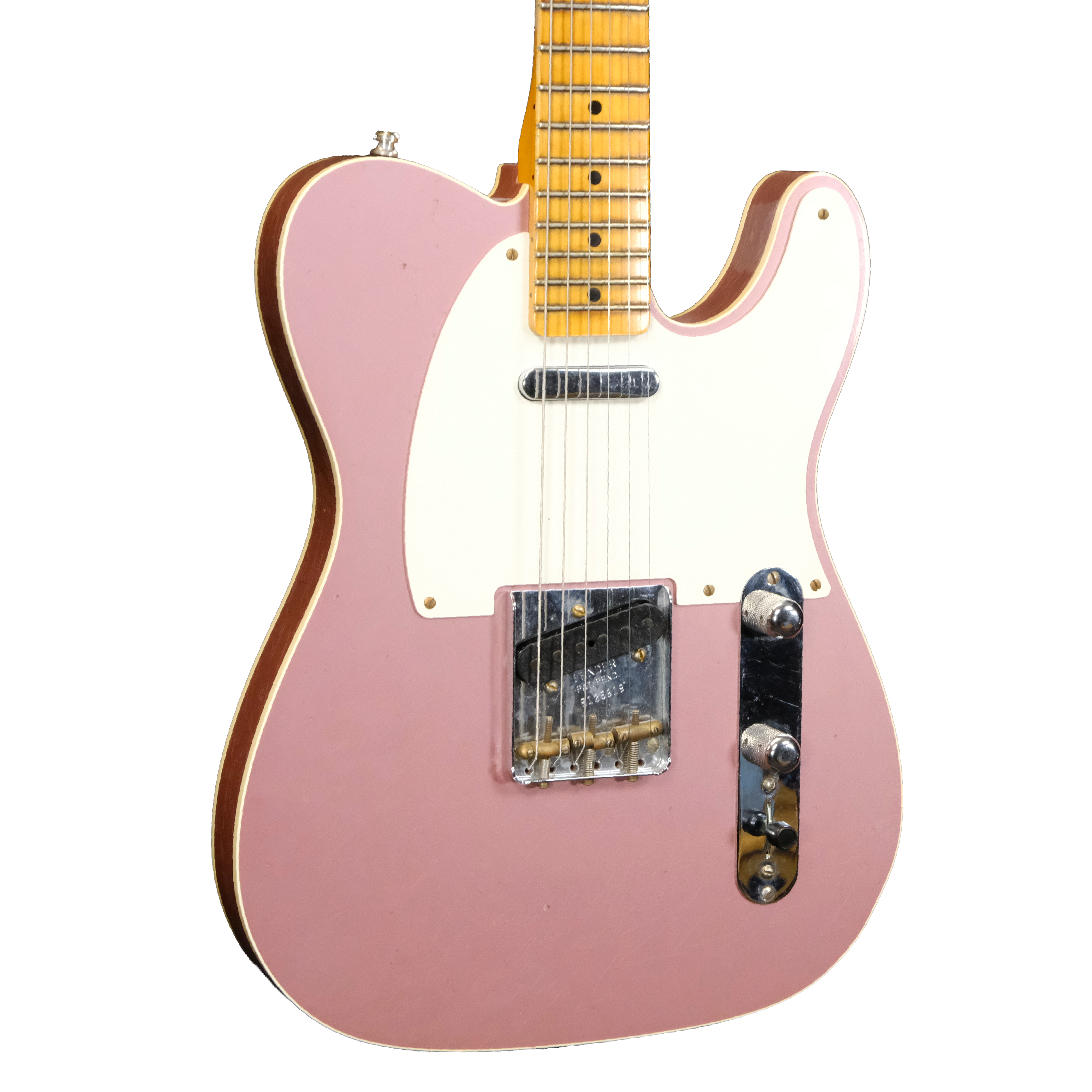Used Fender Custom Shop 2023 Event Limited Edition Reverse '50s Telecaster Custom Journeyman Relic - Faded Aged Burgundy Mist Metallic