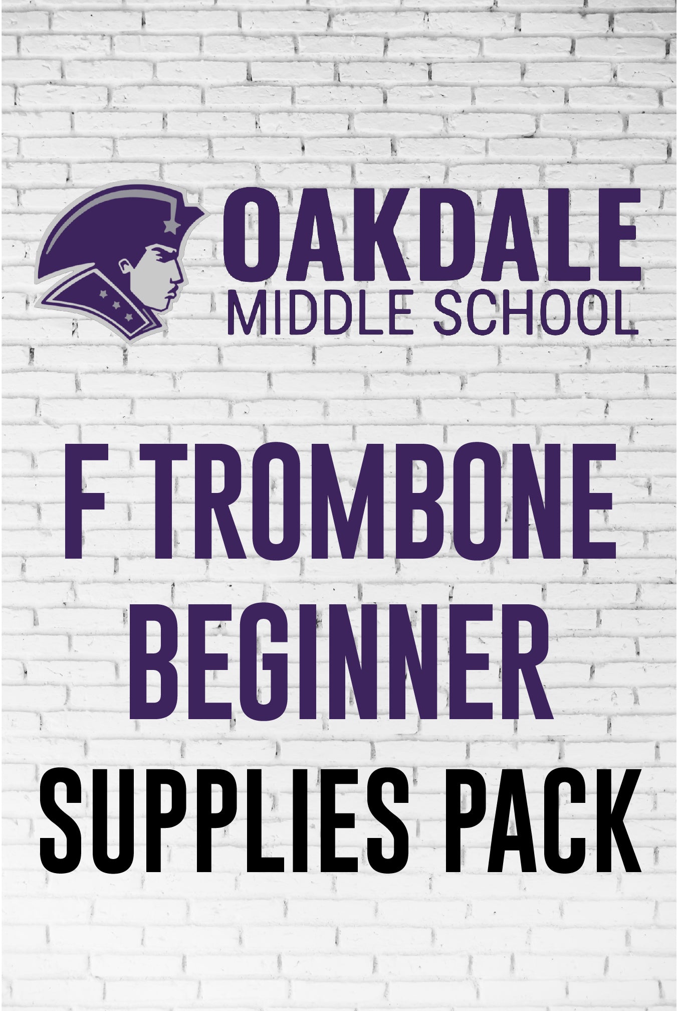 Oakdale F Trombone Beginner Supply Pack