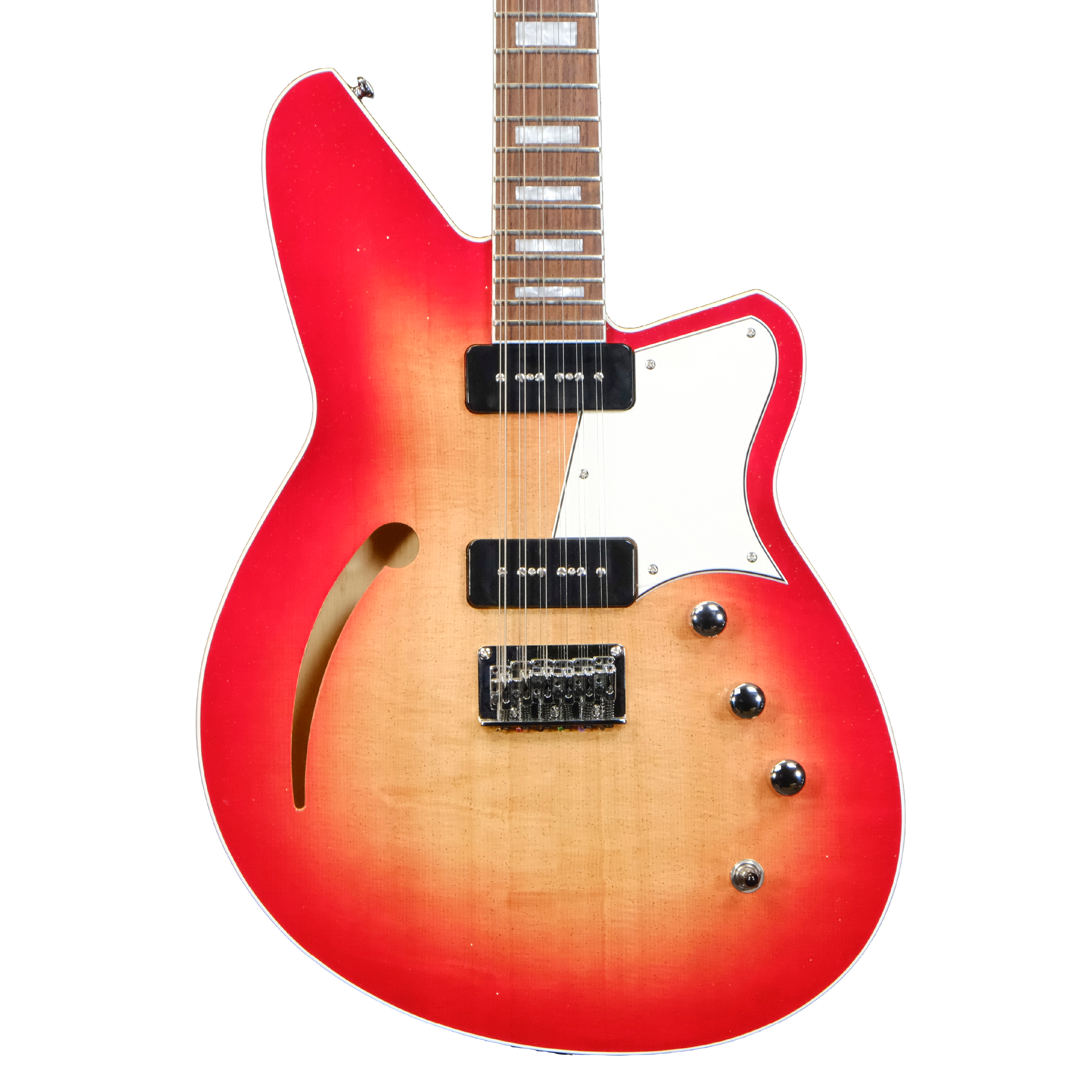 Reverend Airwave 12-string Electric Guitar - Fire Burst Sparkle (Palen Exclusive Finish)