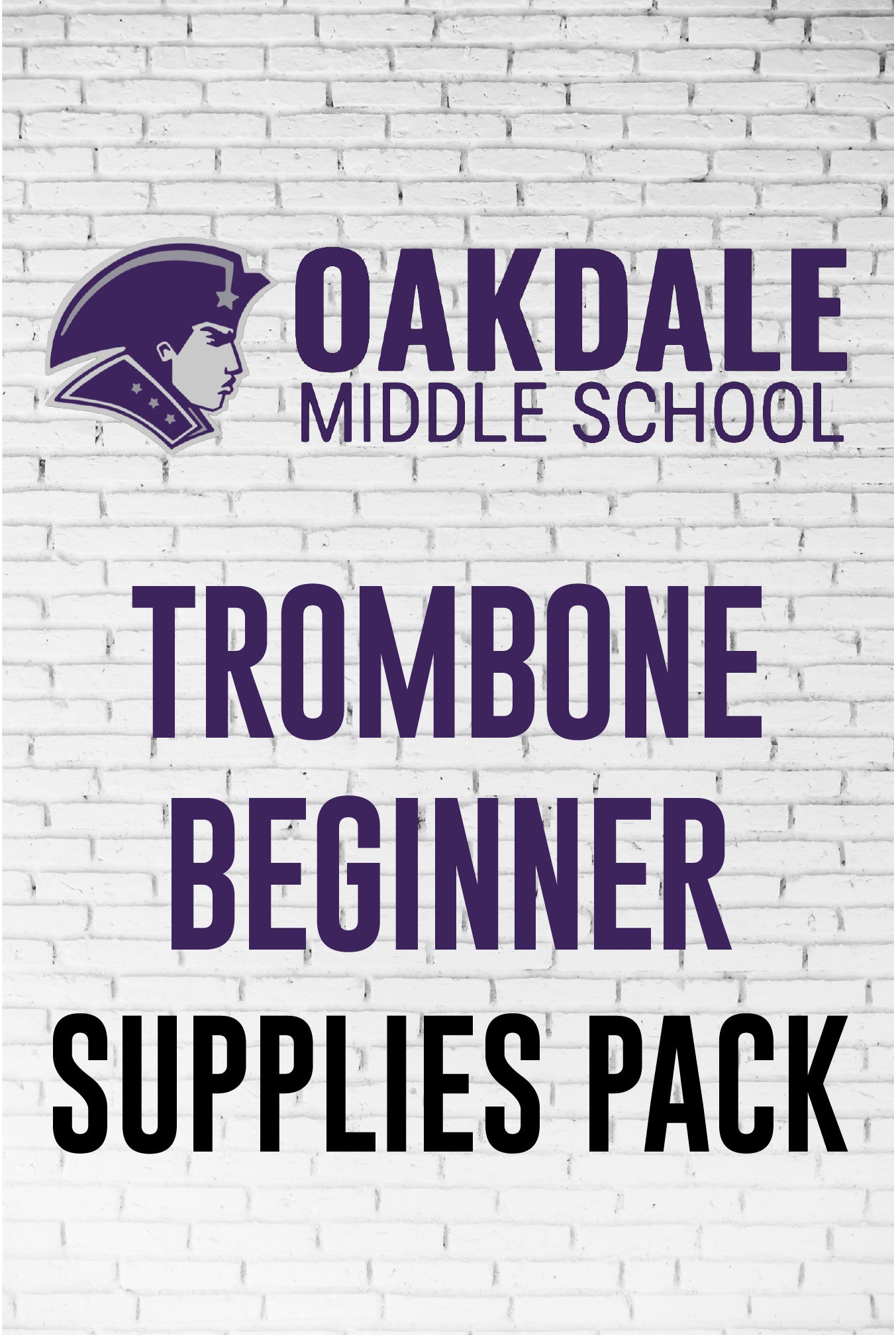 Oakdale Student Trombone Beginner Supply Pack