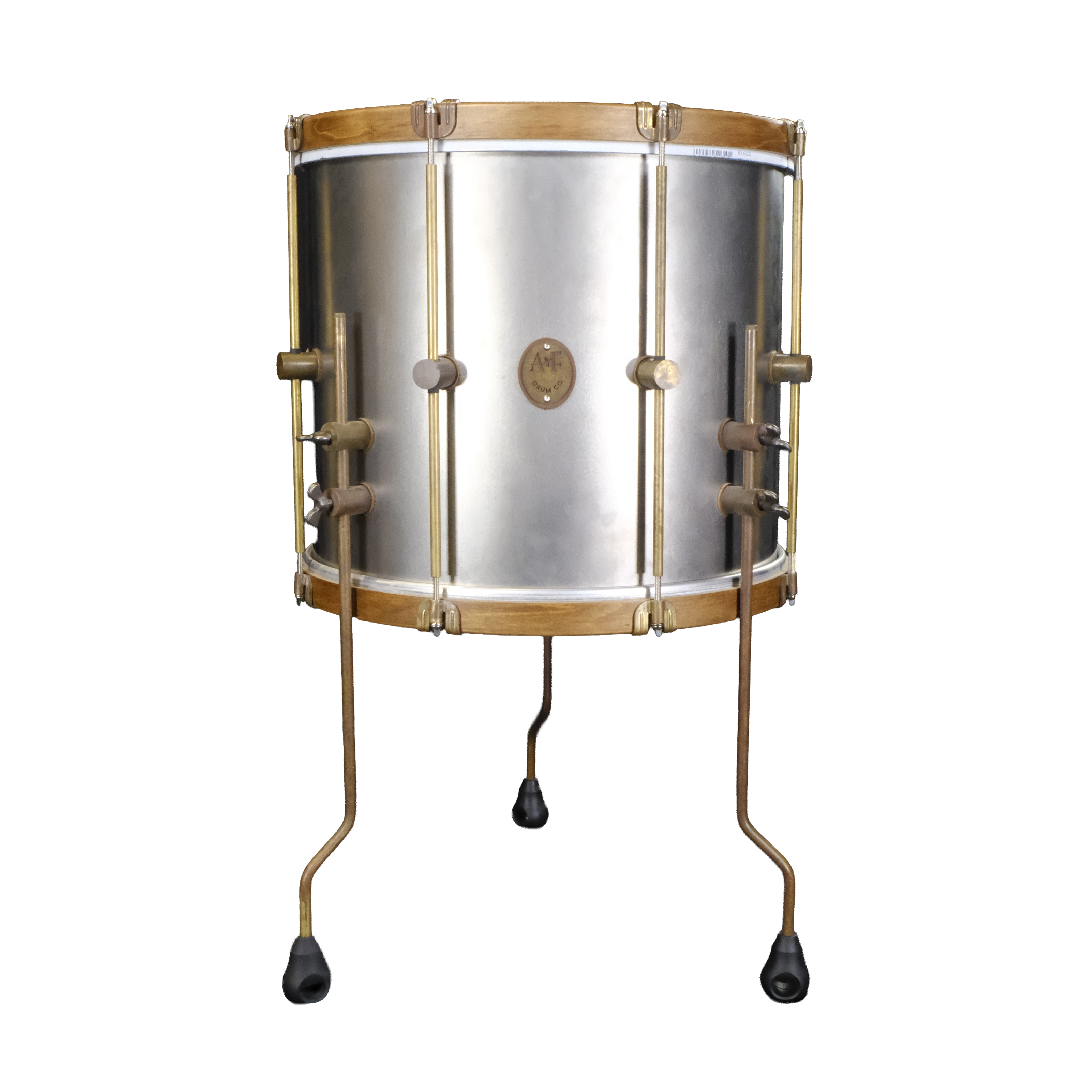 A&F Drum Co. Raw Steel 3-Piece Shell Pack - Raw Steel