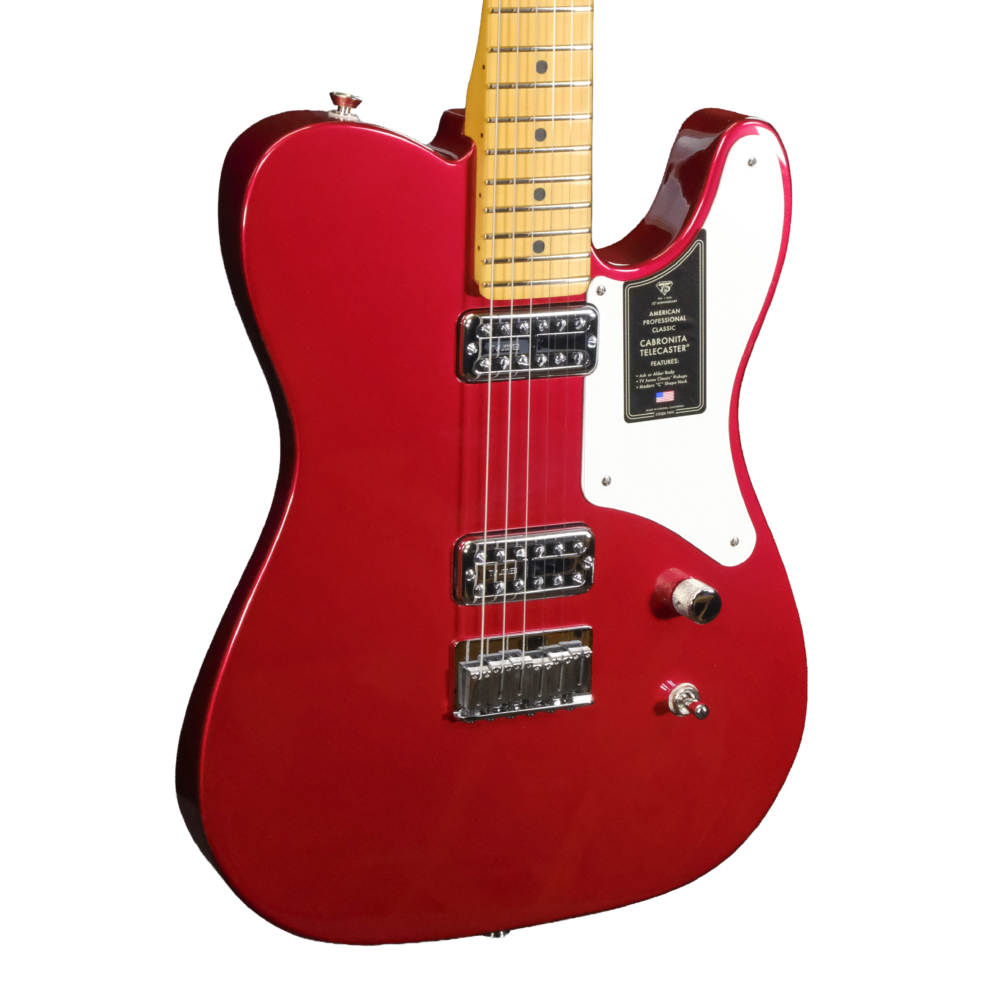 Fender 75th Anniversary American Professional Classic Cabronita Telecaster - Candy Apple Red (Copy)