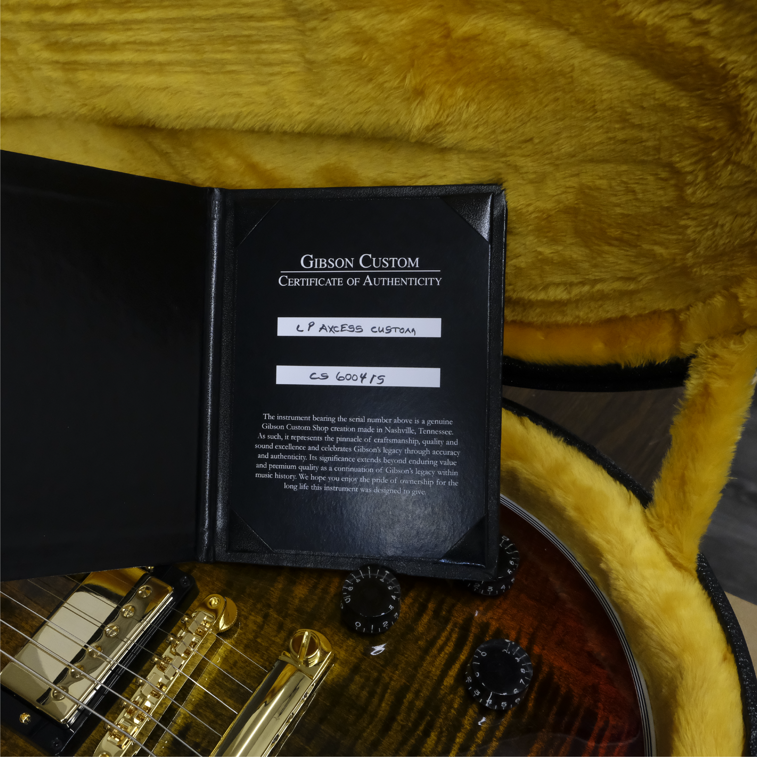 Gibson Custom Les Paul Axcess Custom Figured Top - Bengal Burst