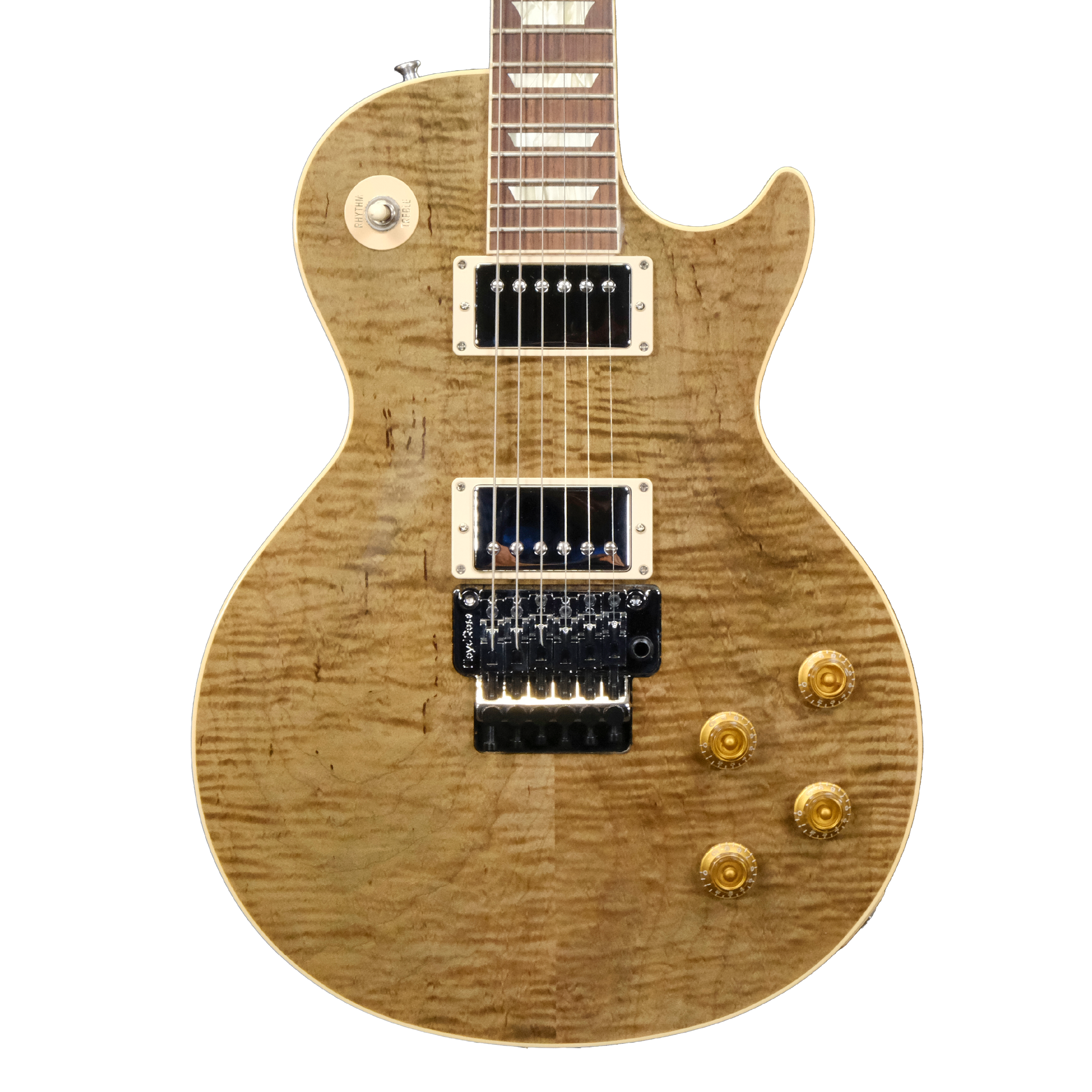 Gibson Custom Les Paul Axcess Standard Electric Guitar - Figured Top Floyd Rose DC Rust