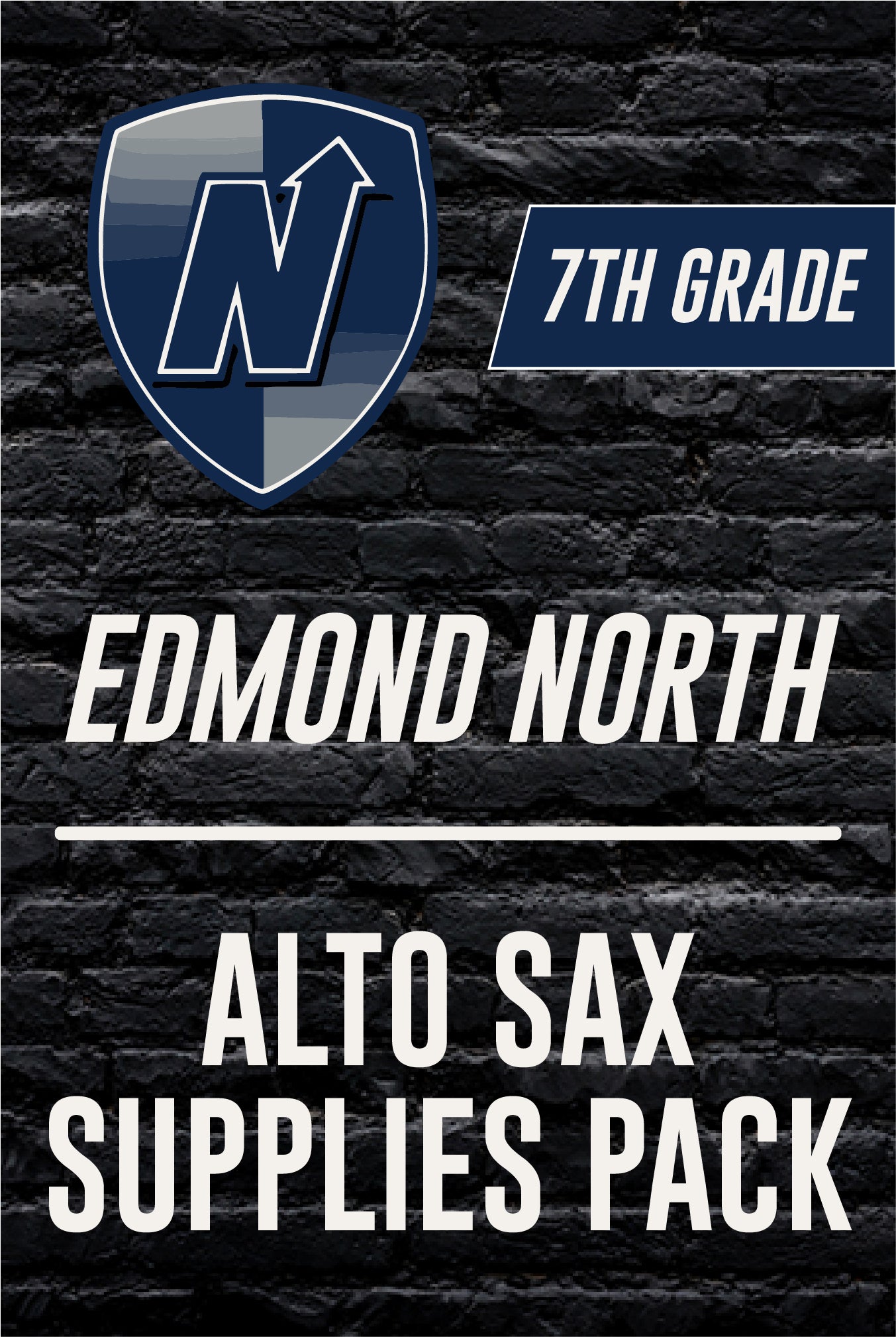 Edmond North Seventh Grade Alto Sax Supplies Pack