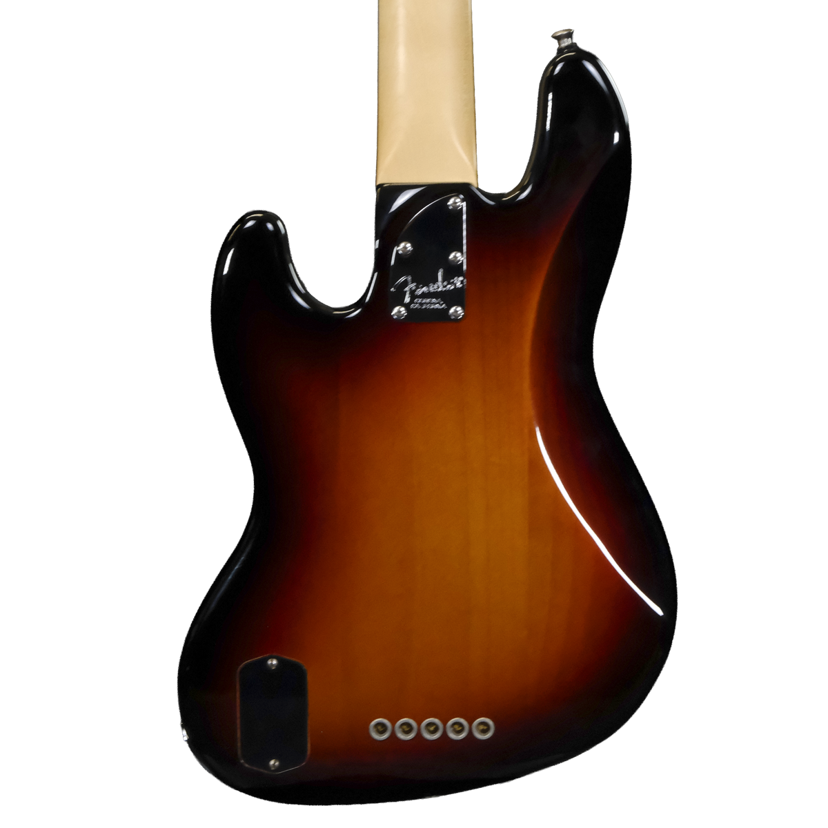 Used 2014 Fender American Deluxe Jazz Bass V - 3-Color Sunburst