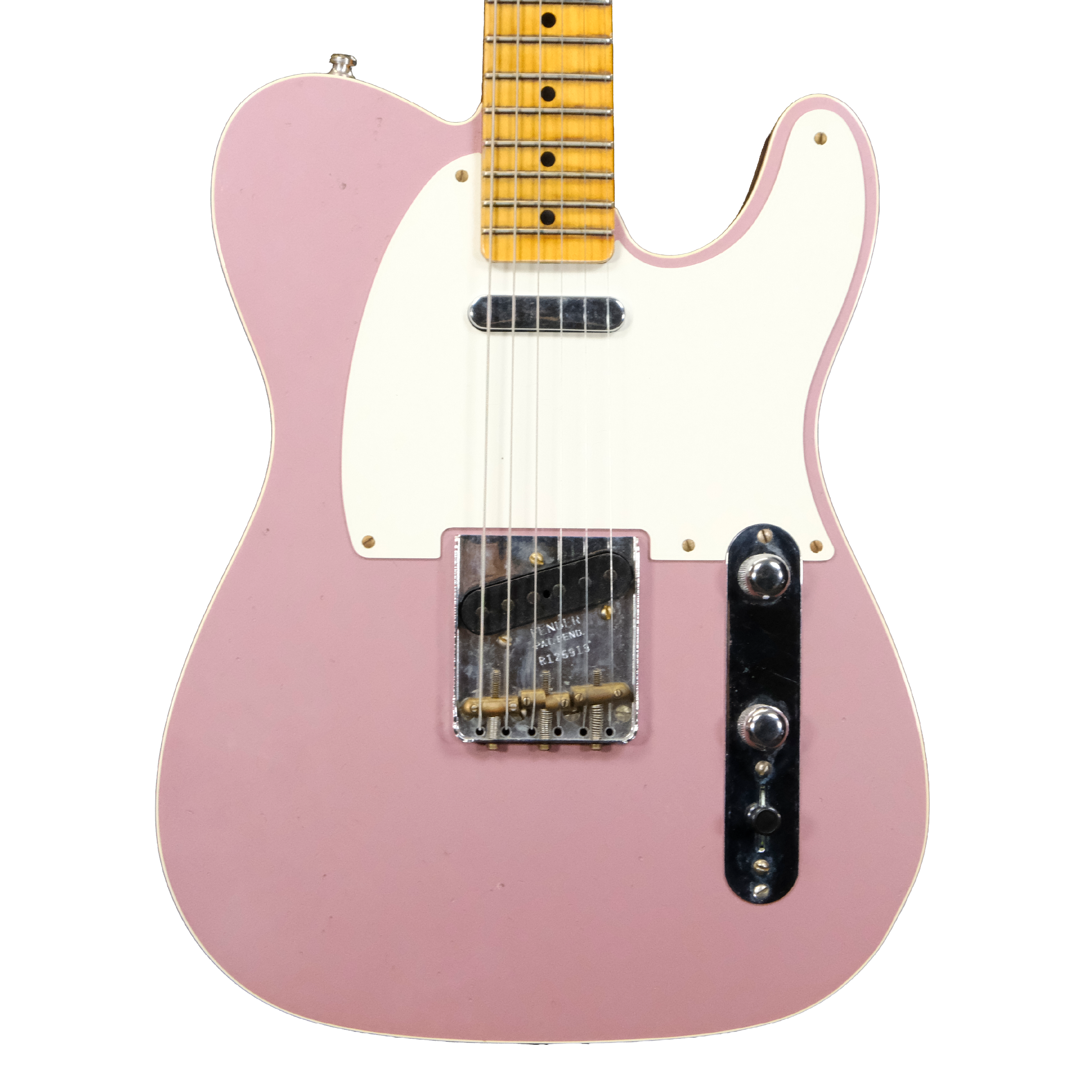 Used Fender Custom Shop 2023 Event Limited Edition Reverse '50s Telecaster Custom Journeyman Relic - Faded Aged Burgundy Mist Metallic