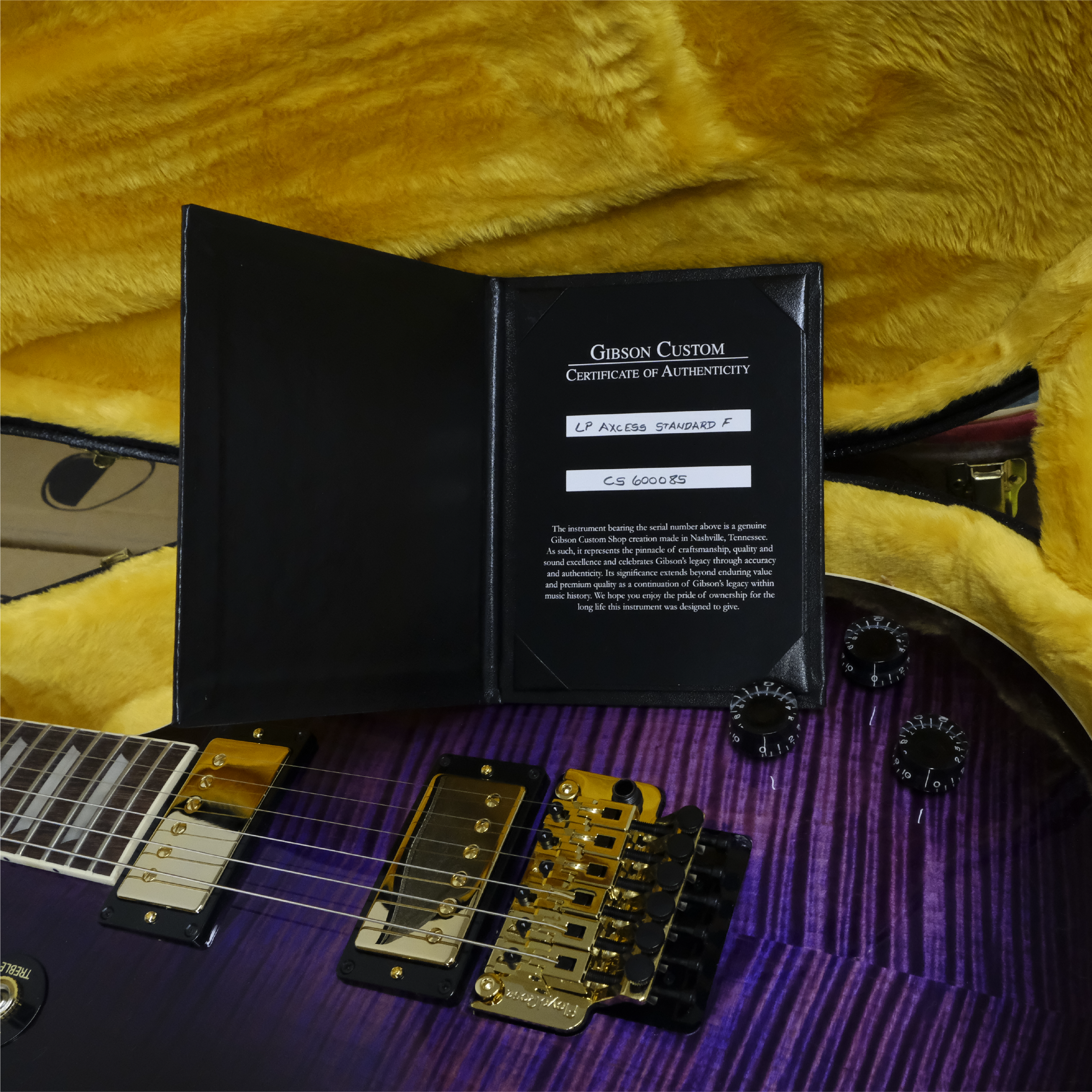 Gibson Les Paul Axcess Standard Floyd Rose - Tri-Berry Burst