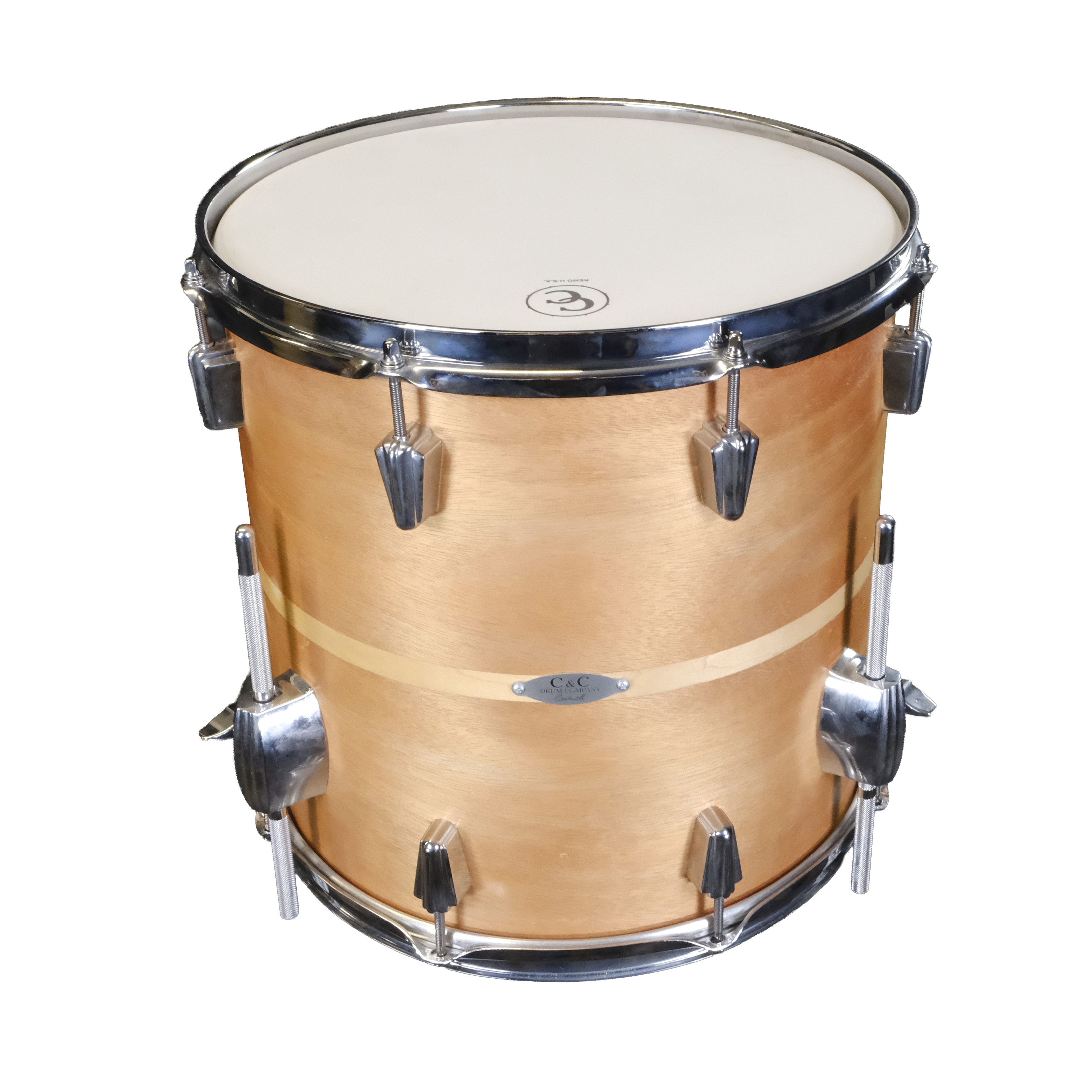 Used C&C Drum Co. 12th & Vine Bebop Shell Kit - Satin Ribbon Mahogany