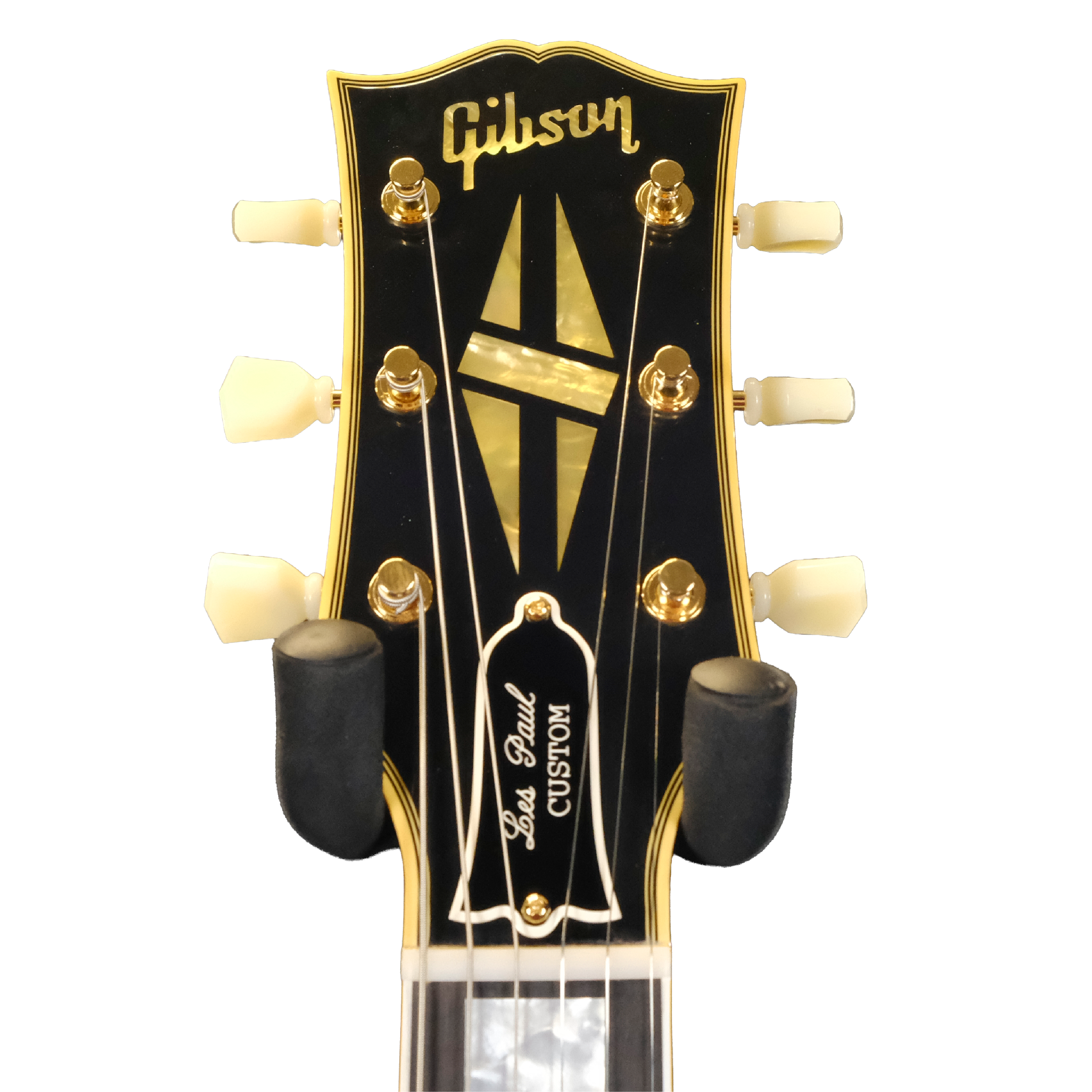 Gibson Custom 1957 Les Paul Custom Reissue VOS Electric Guitar-Ebony 2-Pickup