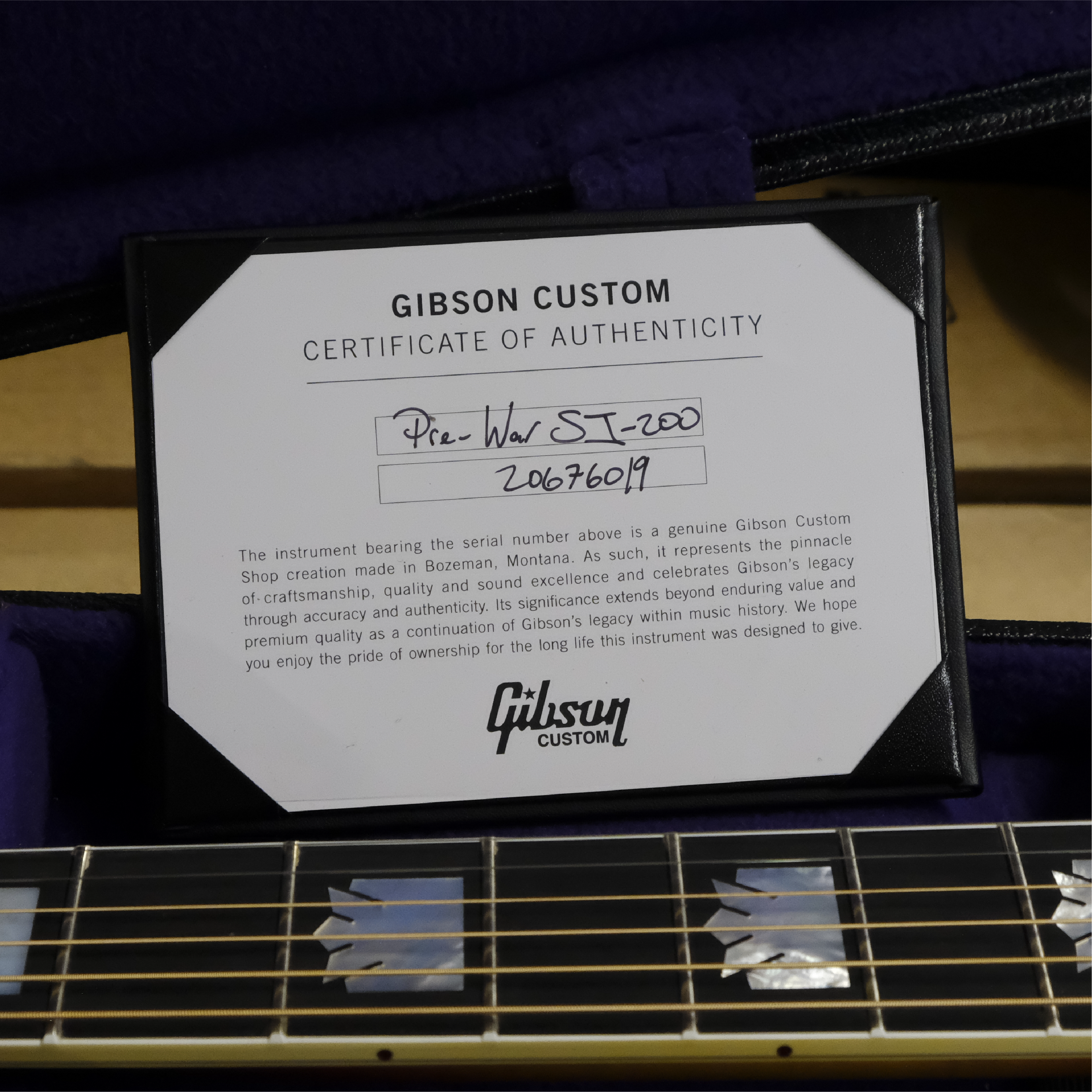 Gibson Custom Pre-War SJ-200 Rosewood - Vintage Sunburst