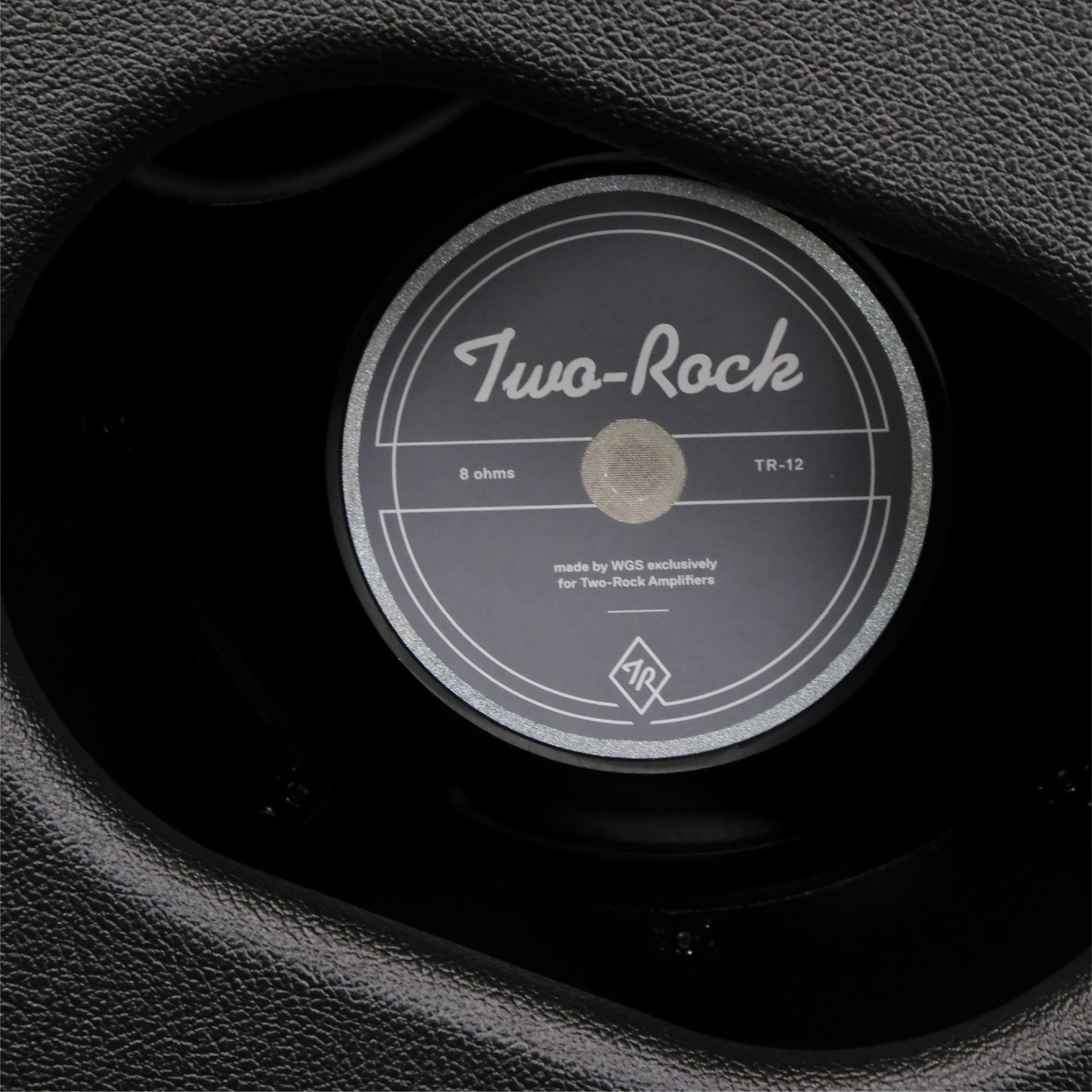 Two-Rock 1x12 Open Back Cabinet - Black Bronco with Blue Smoke Cloth