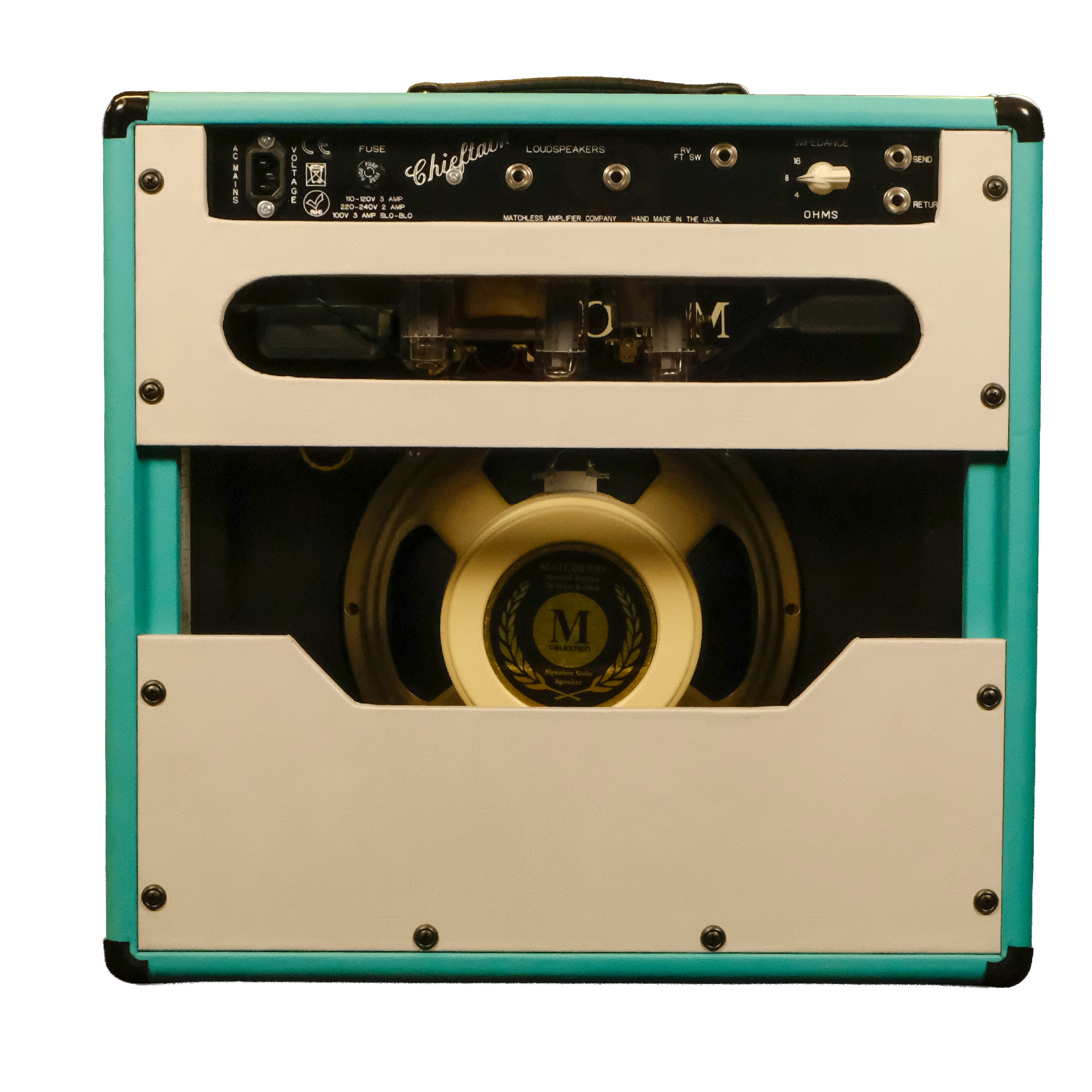 Matchless Chieftain 1 x 12 Reverb Combo - Turquoise