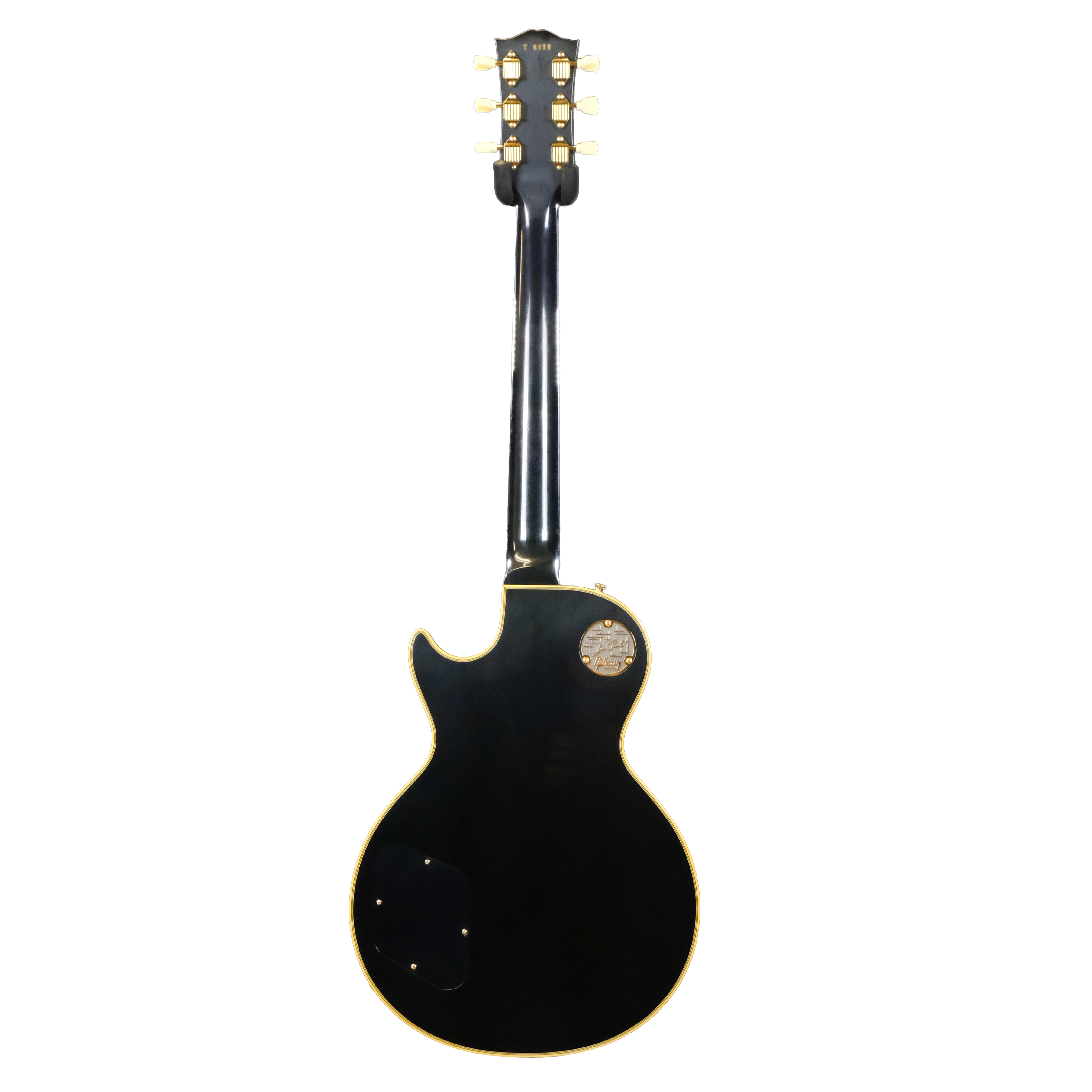 Gibson Custom 1957 Les Paul Custom Reissue VOS Electric Guitar-Ebony 2-Pickup