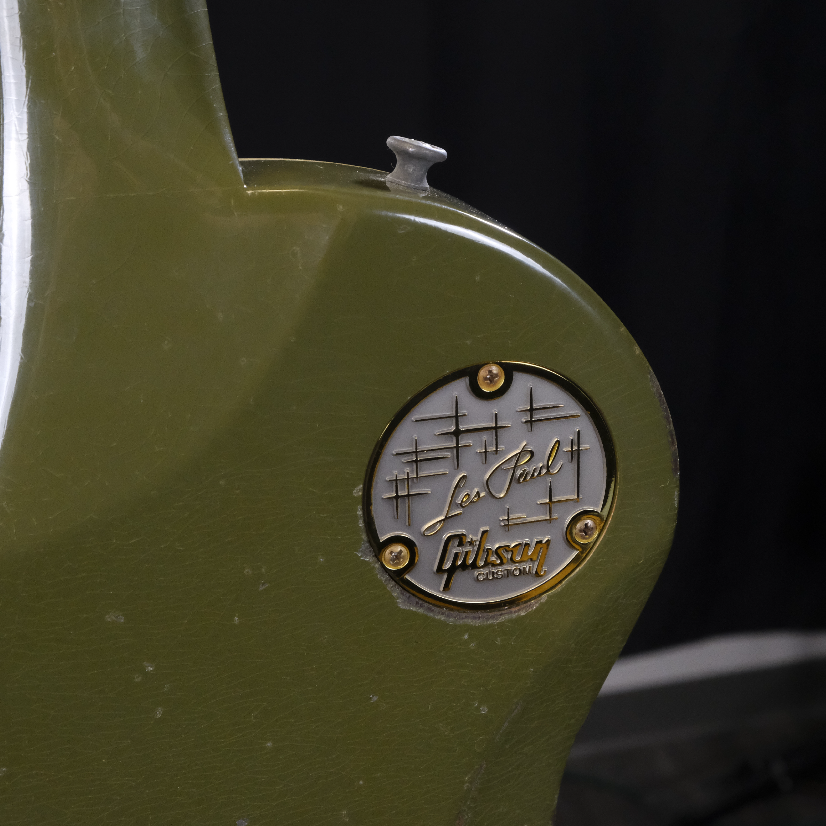 Gibson Custom Les Paul Axcess Custom Floyd Rose - Murphy Lab Heavy Aged Olive Drab