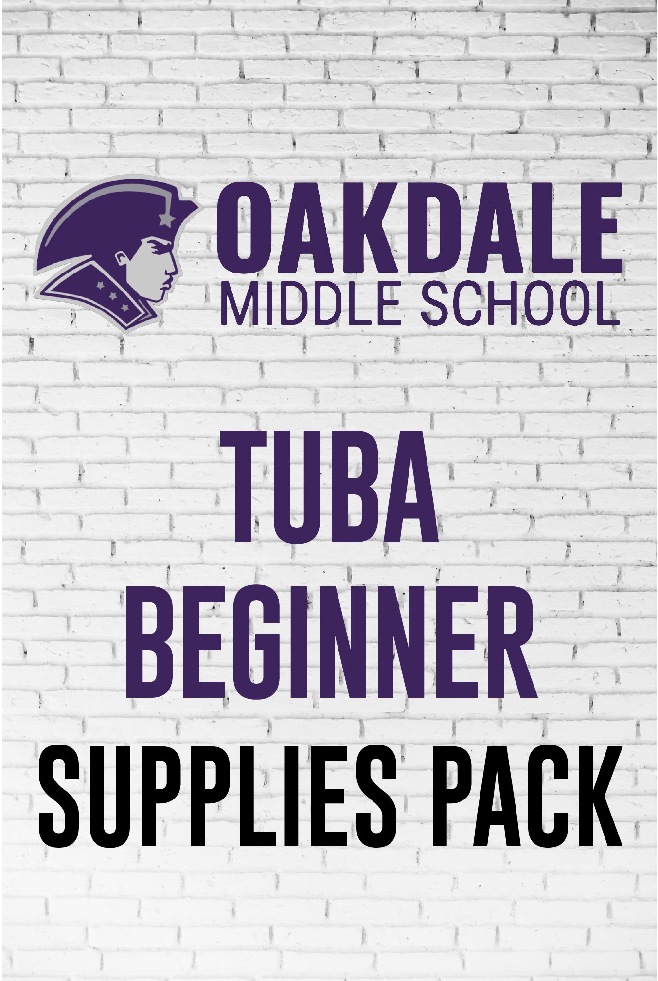 Oakdale Tuba Beginner Supply Pack