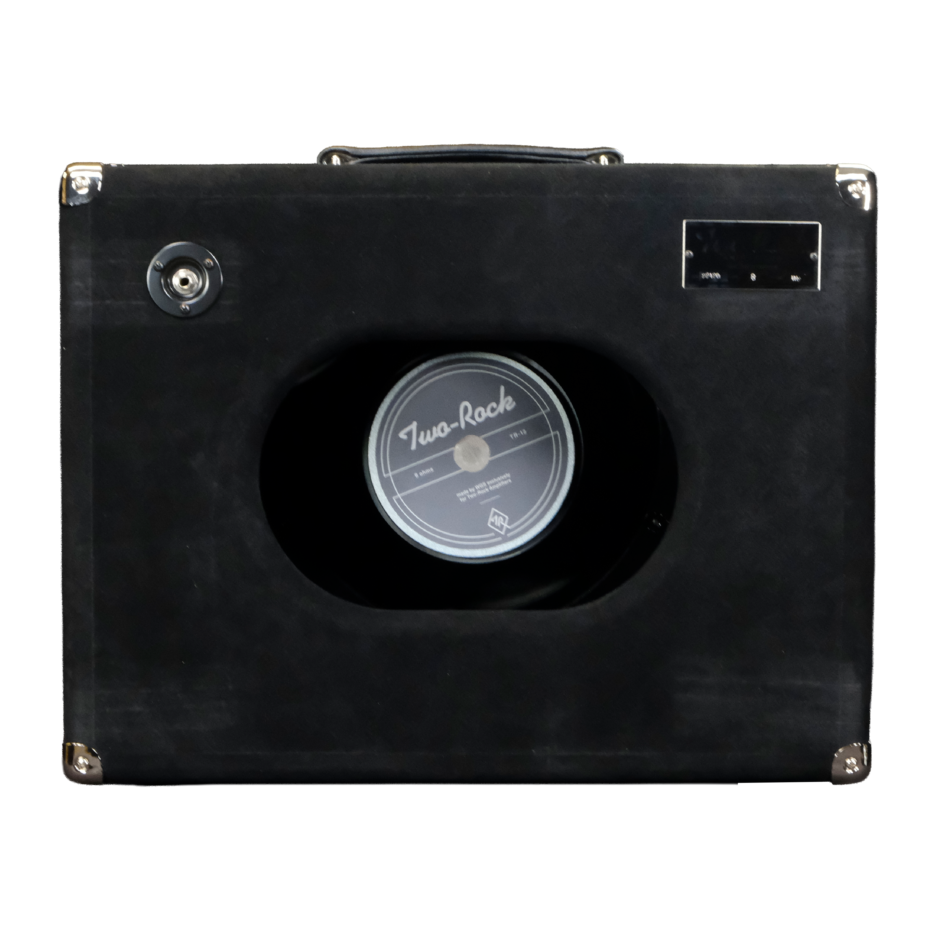 Two-Rock 1x12 – Small Open Back Cabinet - Black Suede with Grey Pinstripe