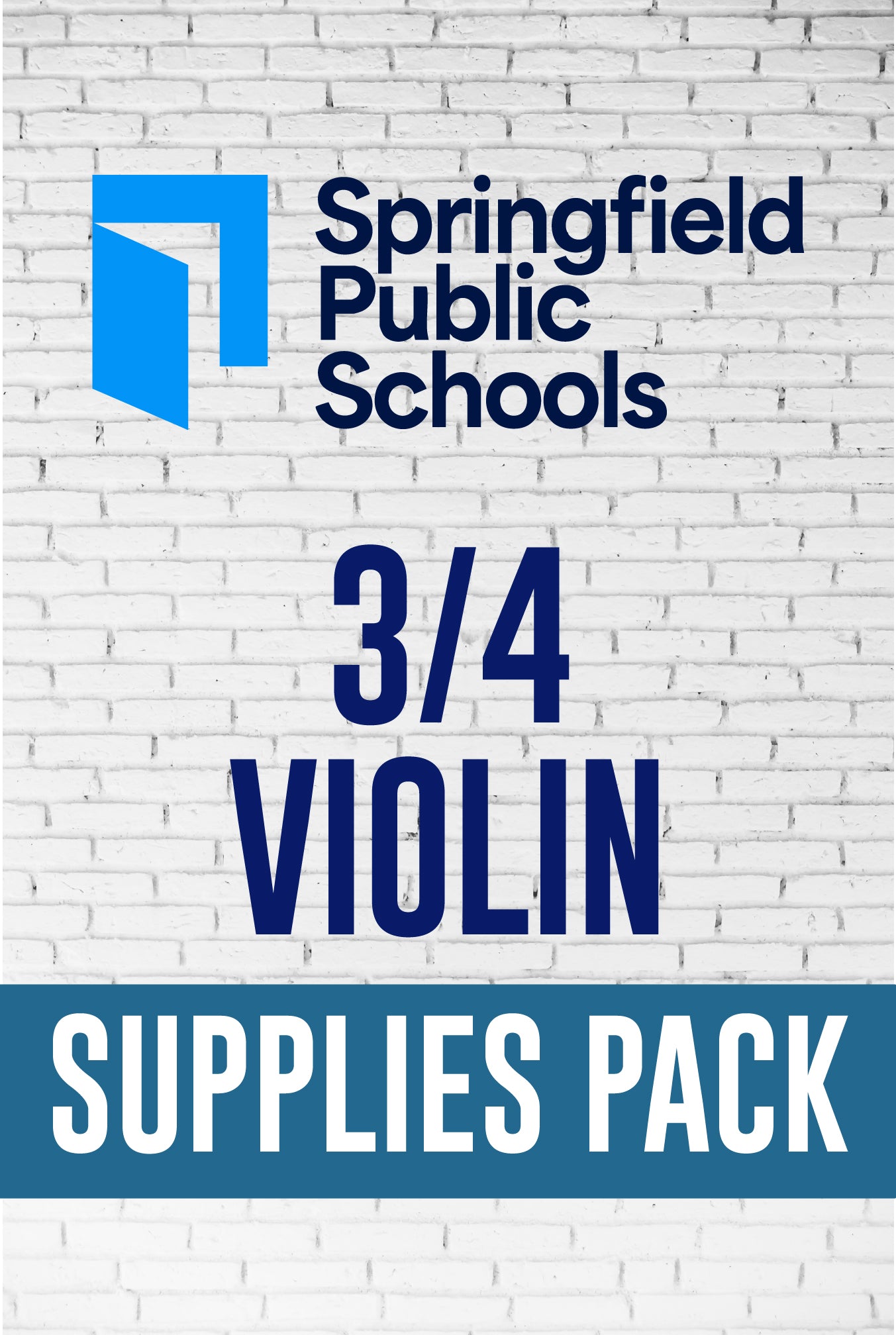 Springfield 3/4 Violin/Viola 13" Pack