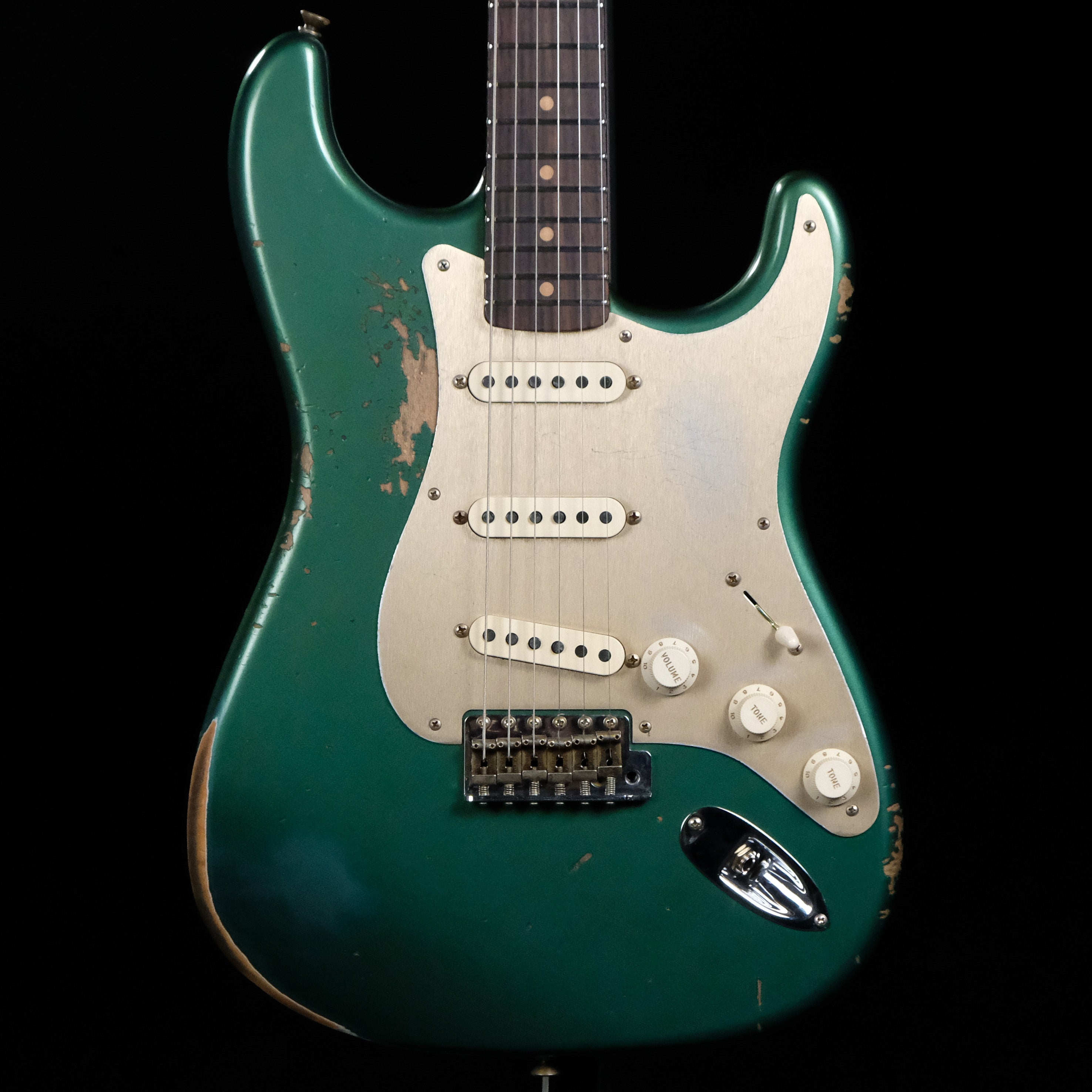 Fender LTD 1959 Heavy Relic Stratocaster - Aged Sherwood Green Metallic - Palen Music
