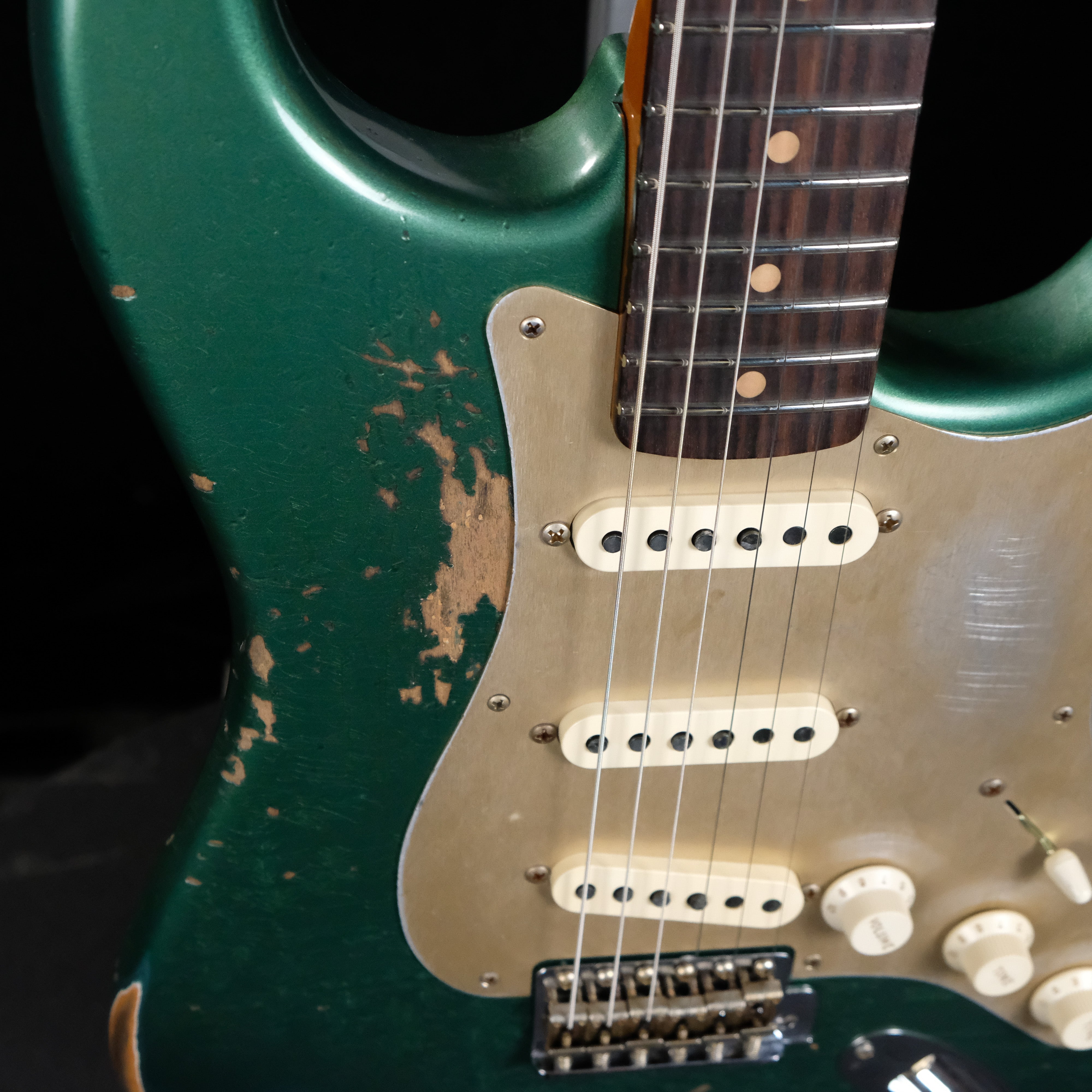 Fender LTD 1959 Heavy Relic Stratocaster - Aged Sherwood Green Metallic - Palen Music