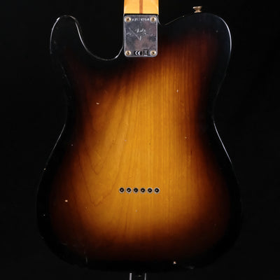 Fender Custom 1957 Telecaster Journeyman Relic Electric Guitar, 1-Piece Quartersawn Maple Neck - Wide-Fade 2-Color Sunburst - Palen Music