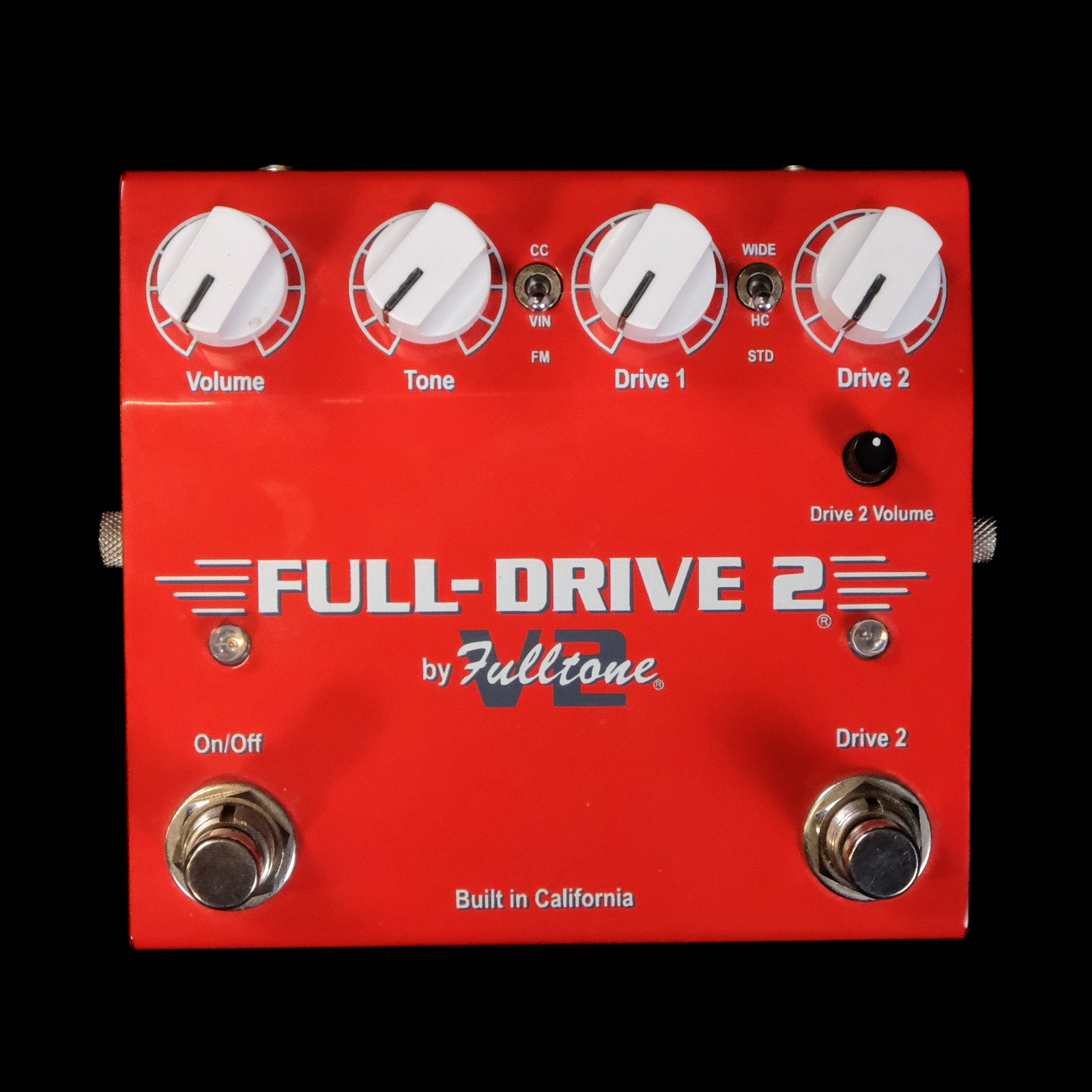 Used Fulltone Full-Drive2 Overdrive Pedal - Red