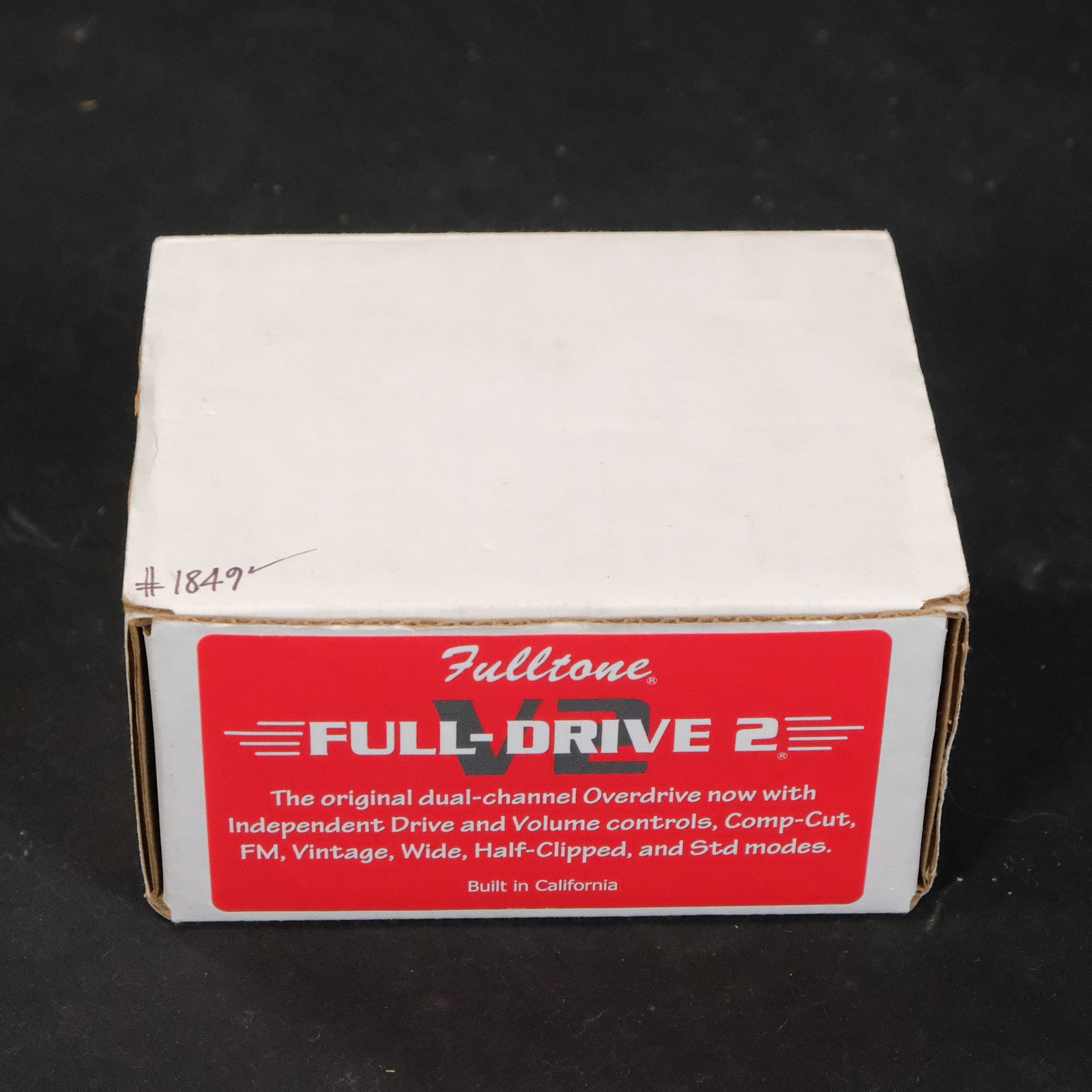 Used Fulltone Full-Drive2 Overdrive Pedal - Red