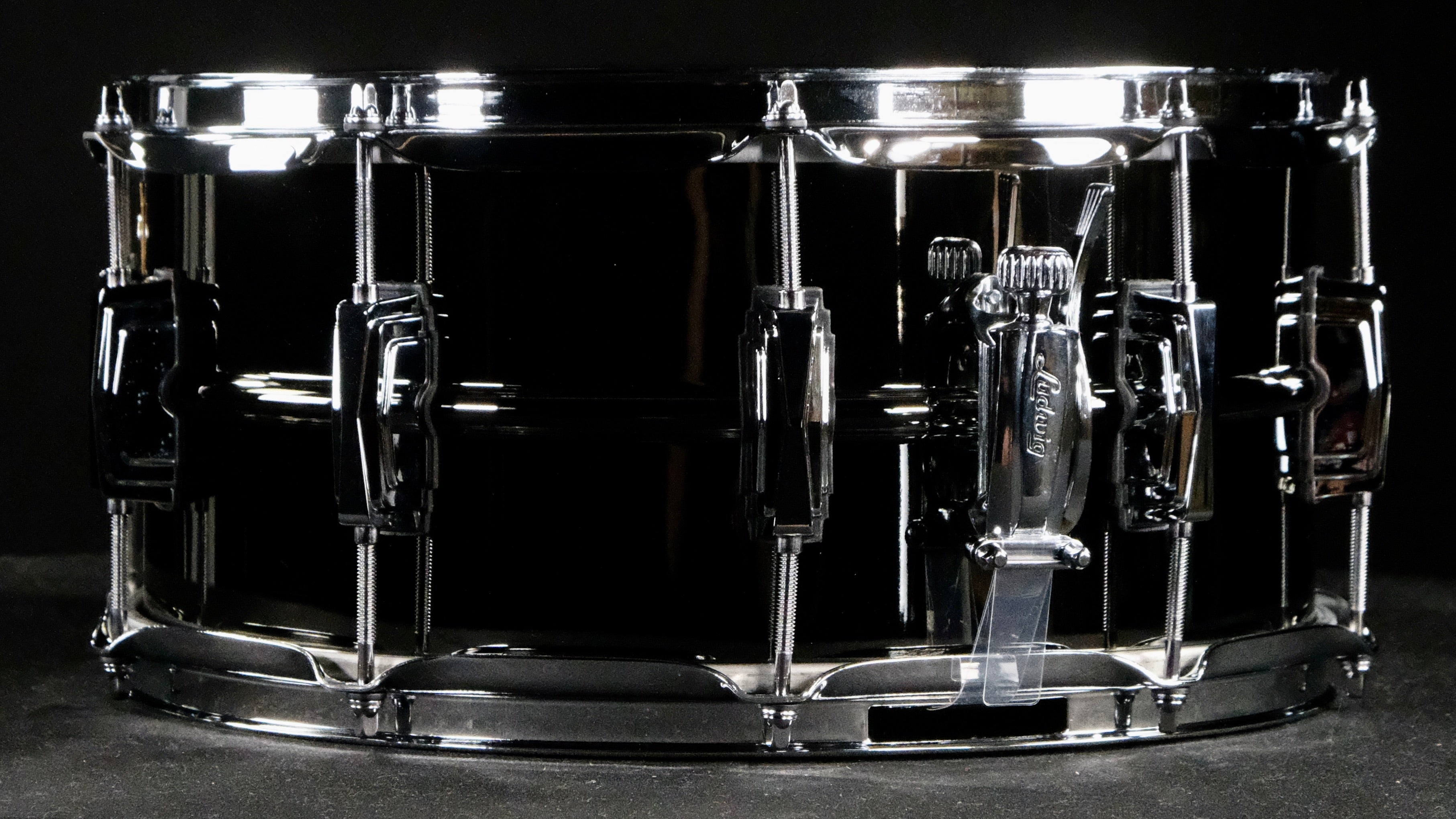 Ludwig Black Beauty 6.5-inch x 14-inch Snare Drum - Black Nickel with Imperial Lugs - Palen Music